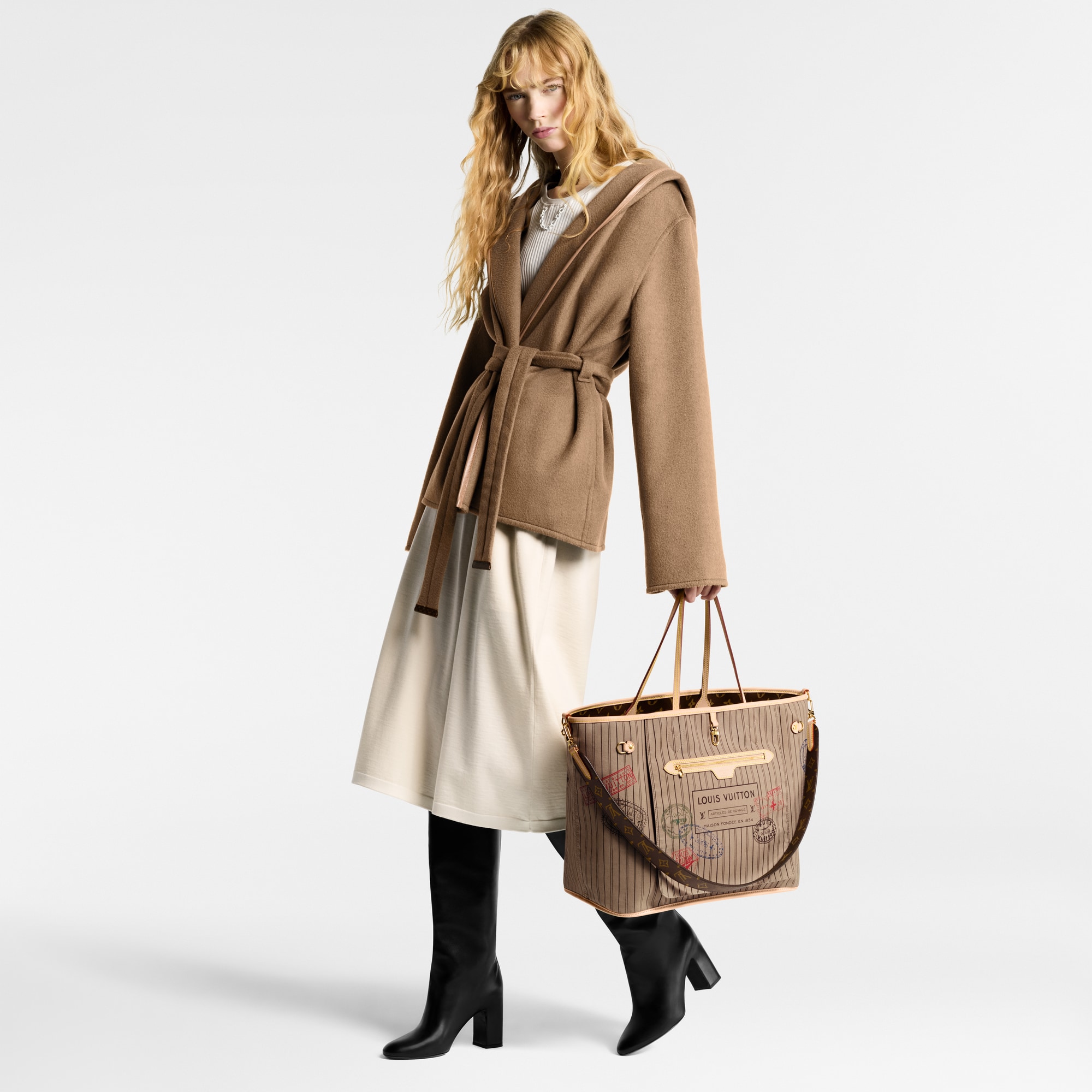 Neverfull Bandoulière Inside Out GM Monogram 帆布 in 時尚手袋及小型皮具