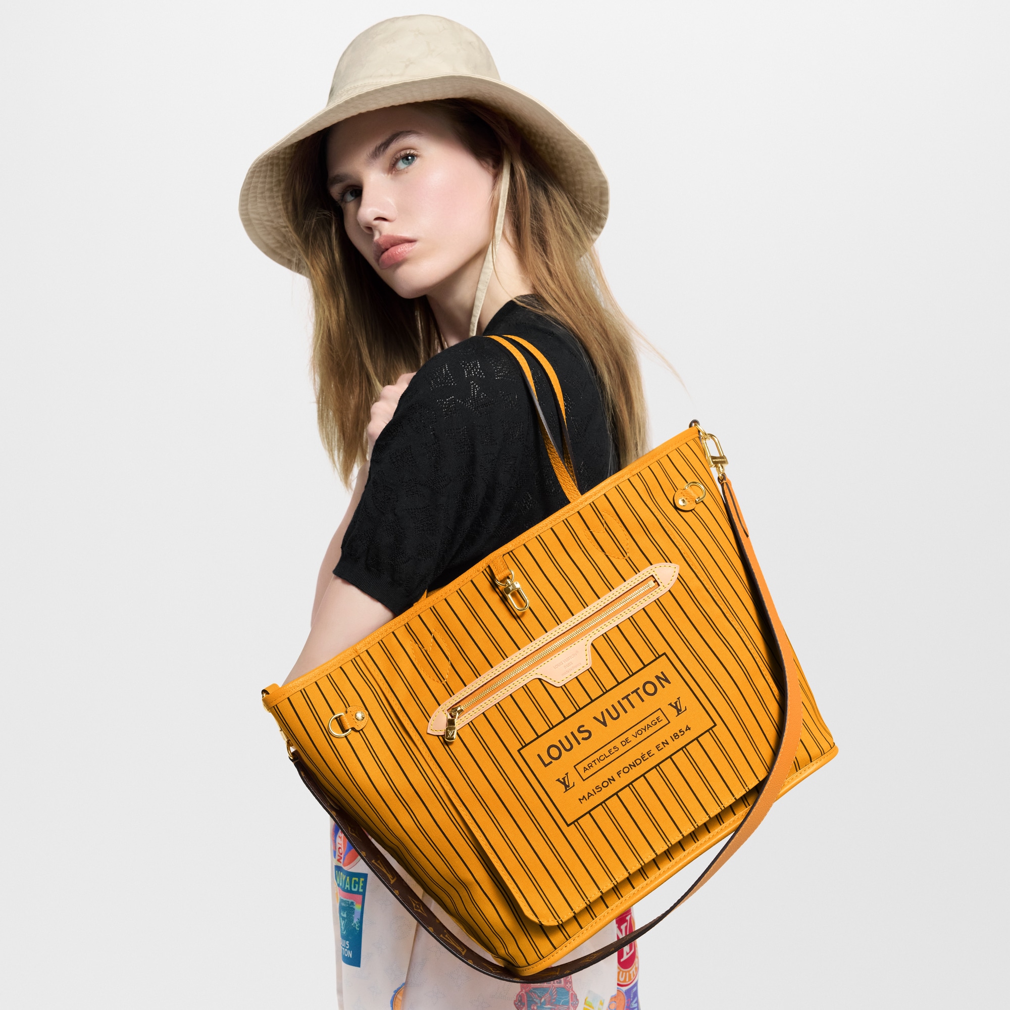 Neverfull Bandoulière Inside Out MM Monogram Canvas in Bags and Small Leather Goods