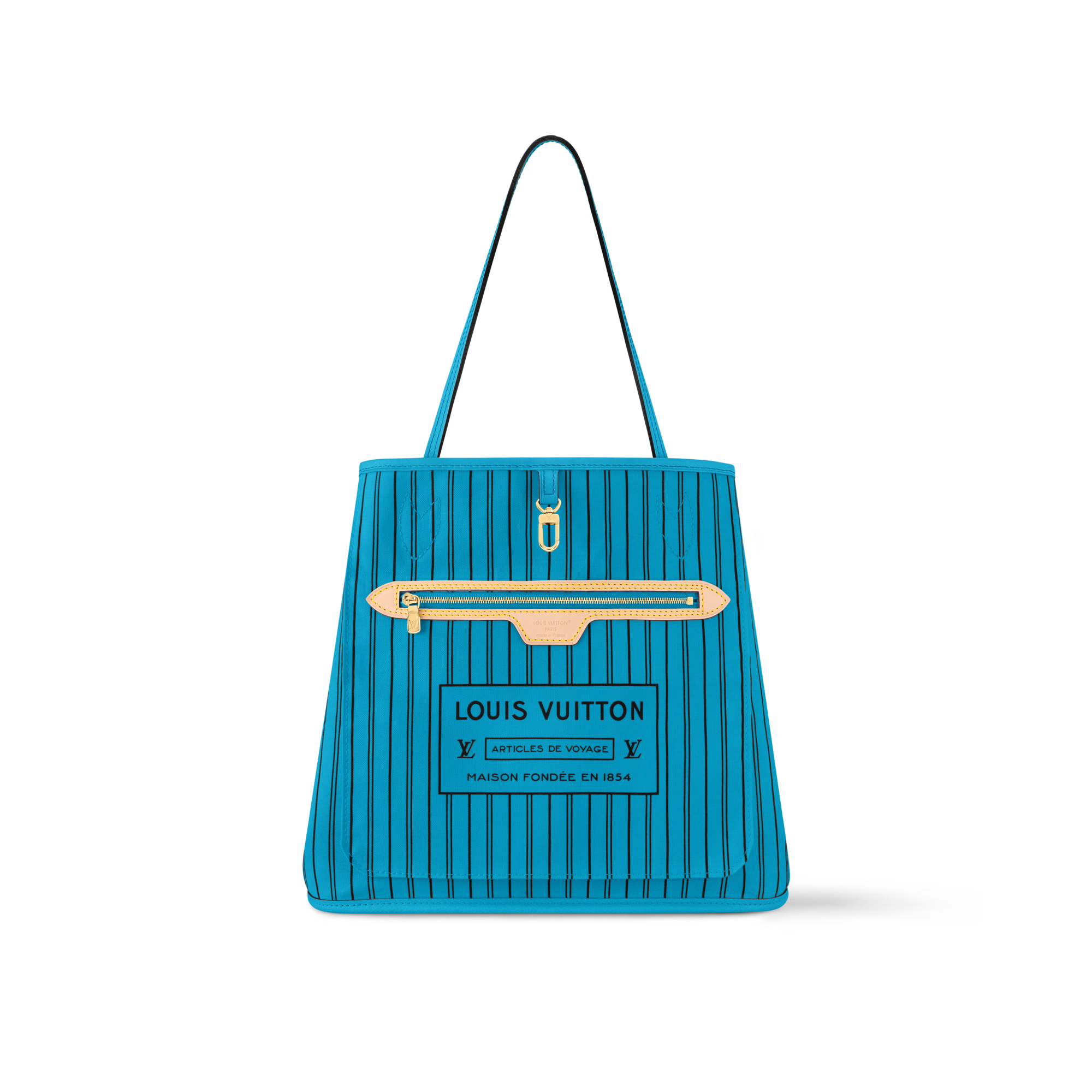 Neverfull Bandoulière Inside Out MM Monogram 帆布 in 時尚手袋及小型皮具