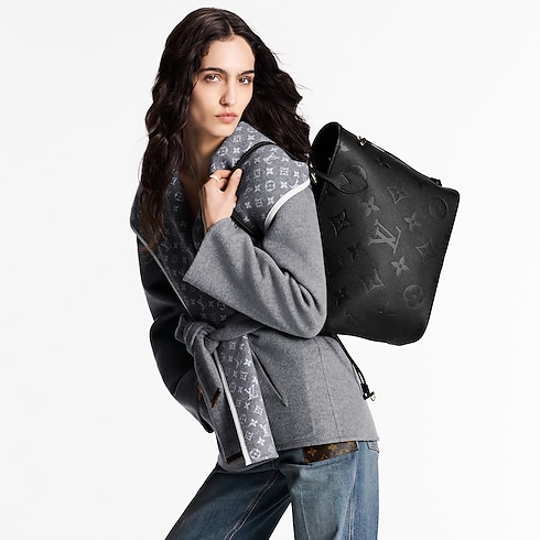 Neverfull MM Monogram Empreinte Leather in Women's Handbags All Handbags For Women collections by Louis Vuitton (Product zoom)