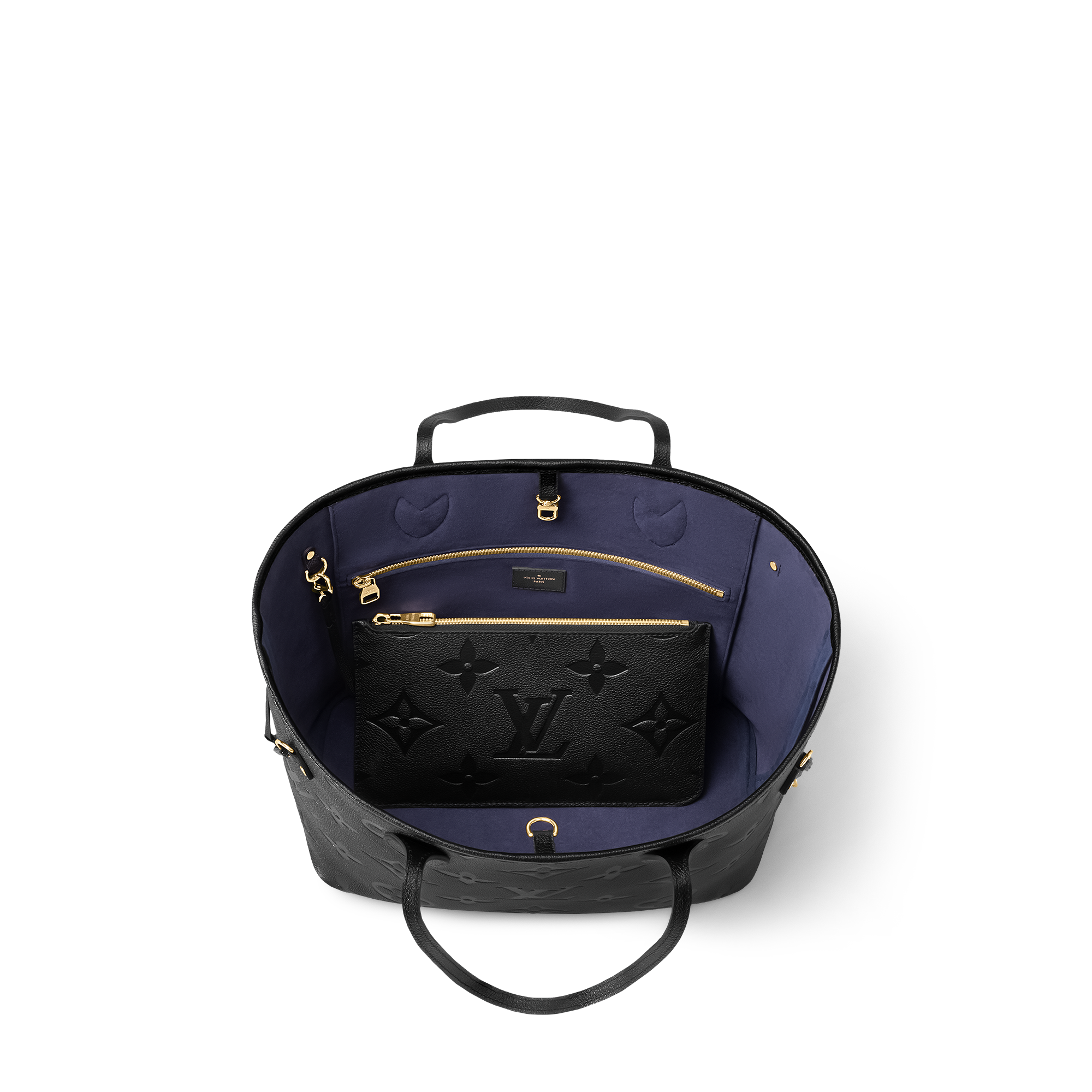 Neverfull MM Monogram Empreinte 皮革 in 女士