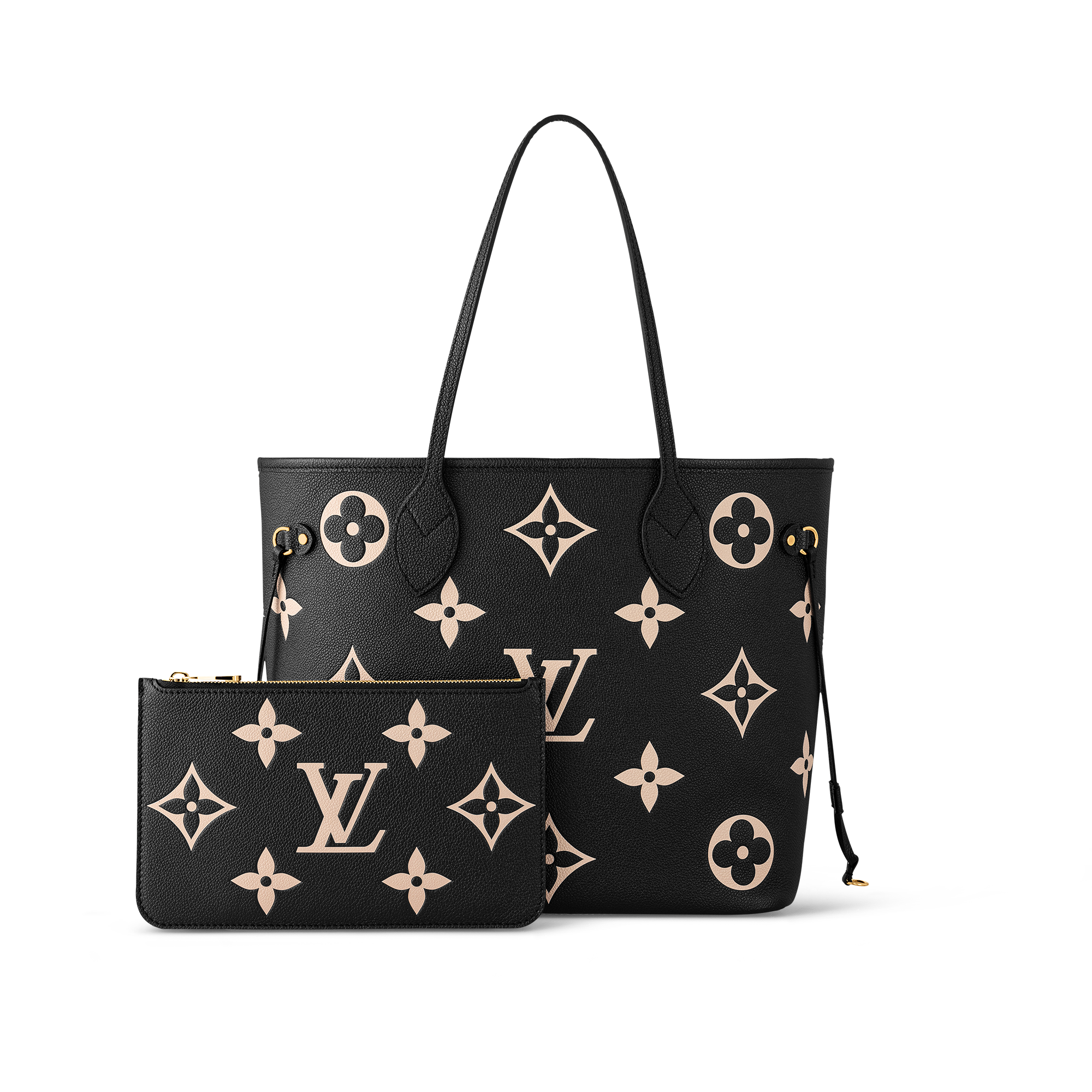 Neverfull MM Monogram Empreinte 皮革 in 女士