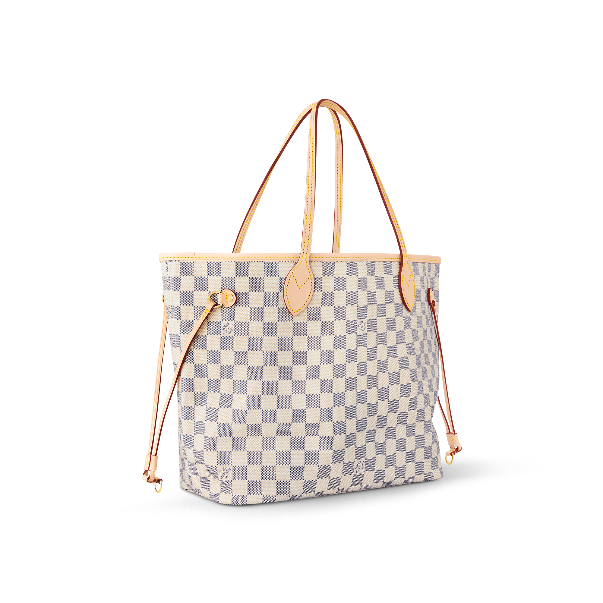Neverfull MM Damier Azur 帆布 in 女士
