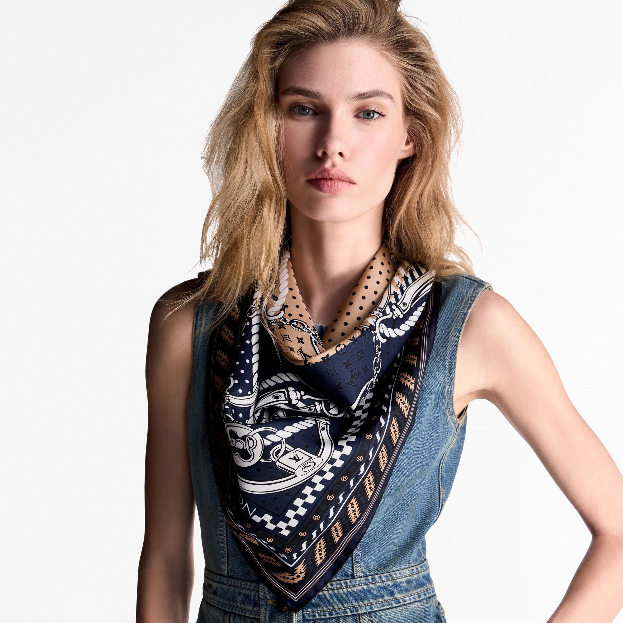 Ocean Bandana 90方巾 . in 女士