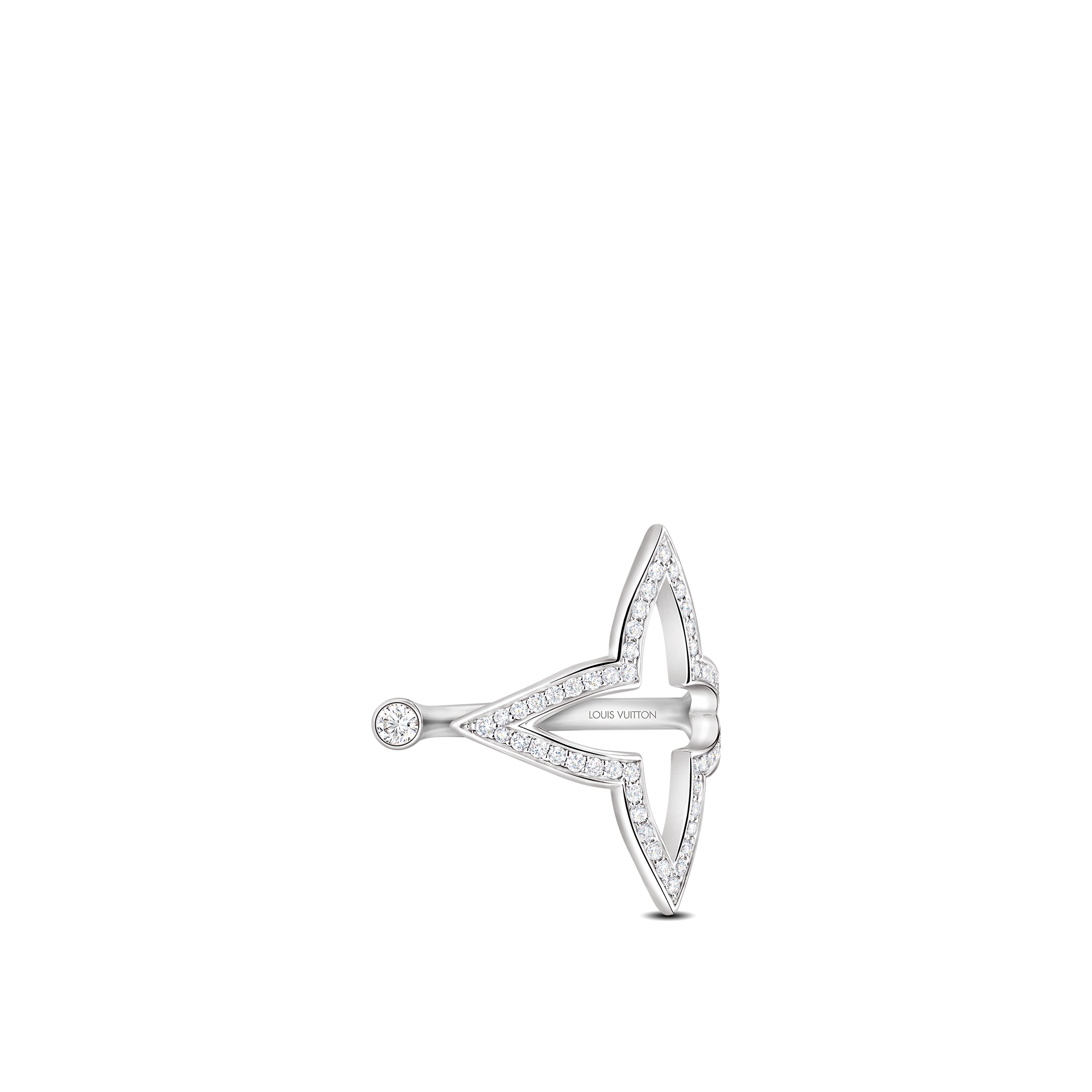 Ombre Blossom Open Ring, White Gold and Diamonds  in Jewellery