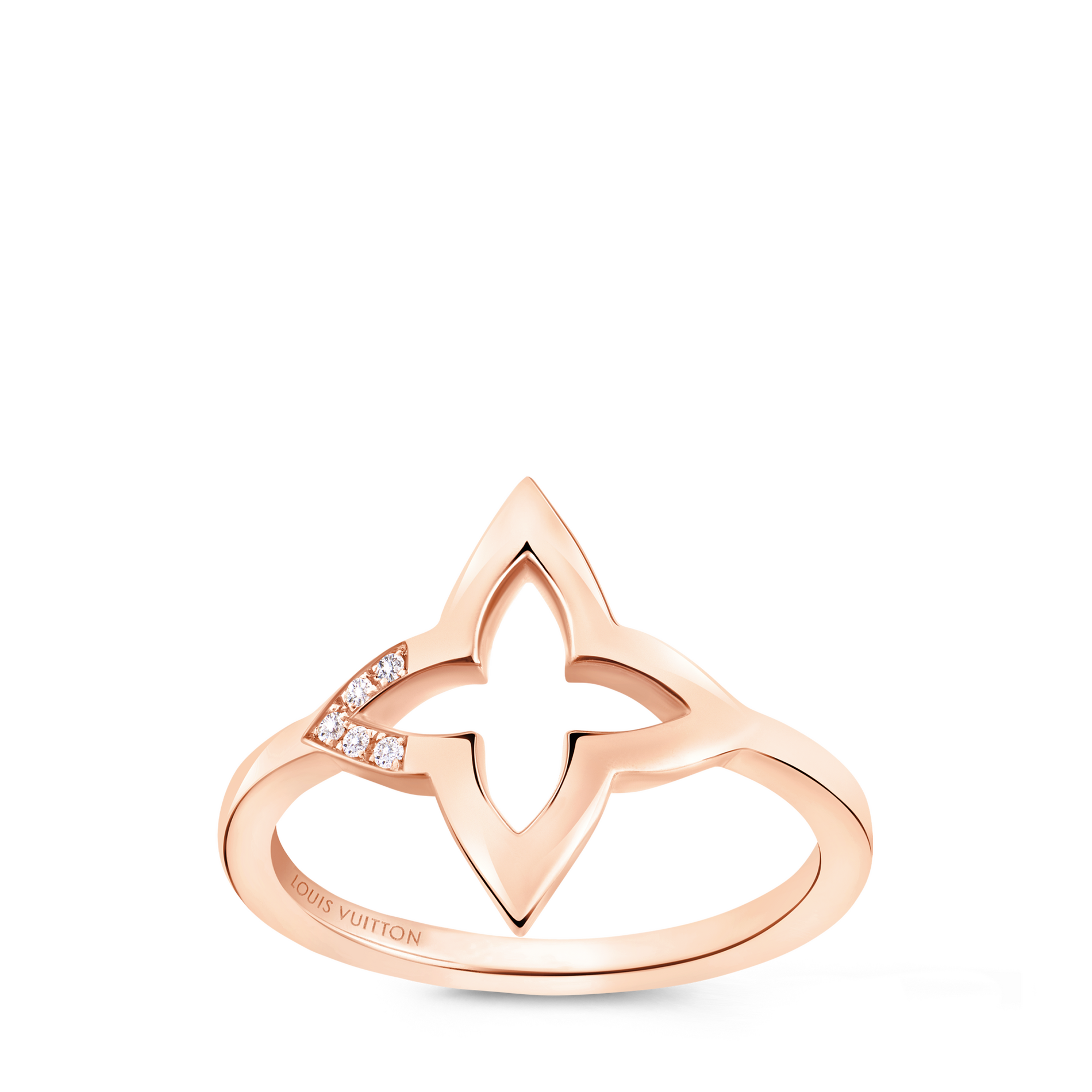 Ombre Blossom Ring, Pink Gold and Diamonds - Luxury Categories - Q0I25I ...