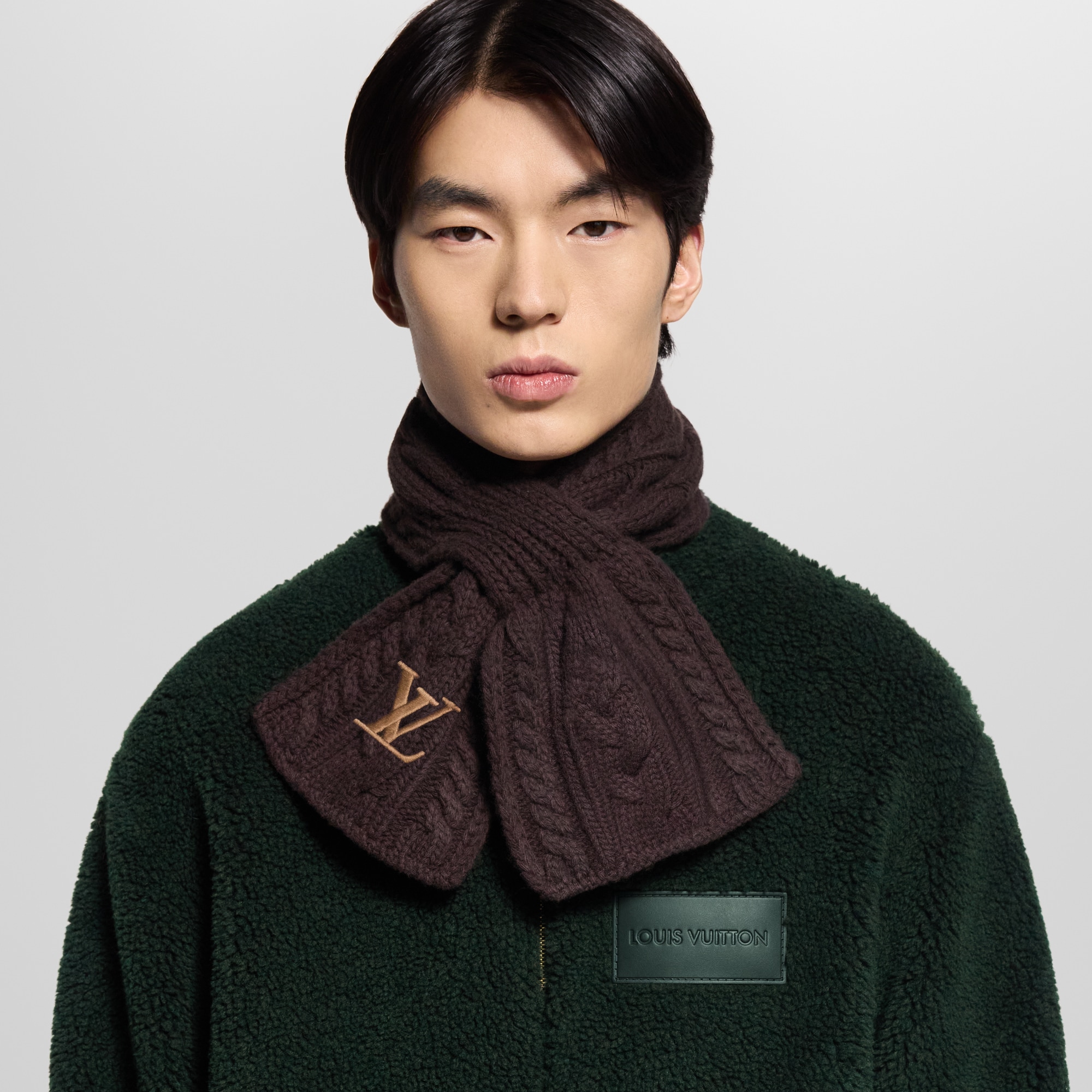 Only LV Mini Cable Scarf . in Men