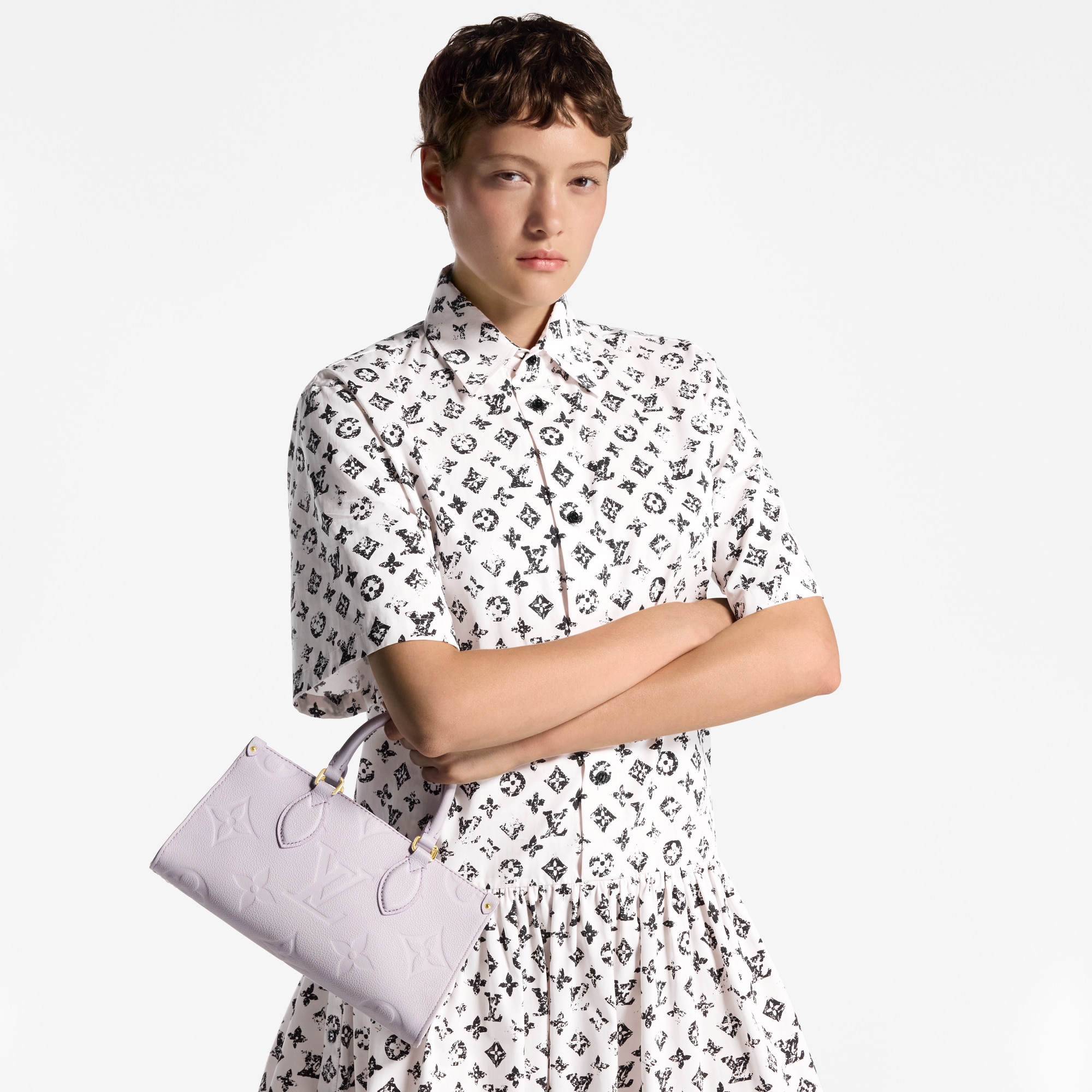 OnTheGo East West Monogram Empreinte 皮革 in 女士