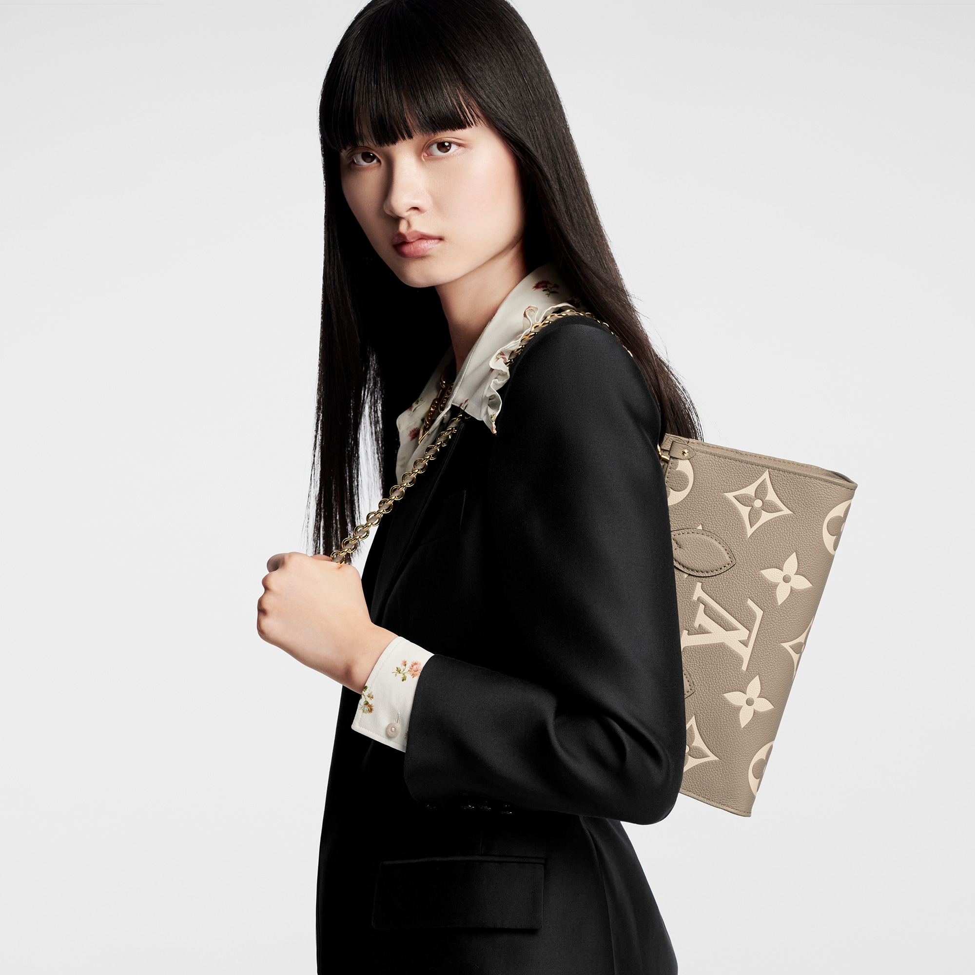 OnTheGo East West 雙色 Monogram Empreinte 皮革 in 女士