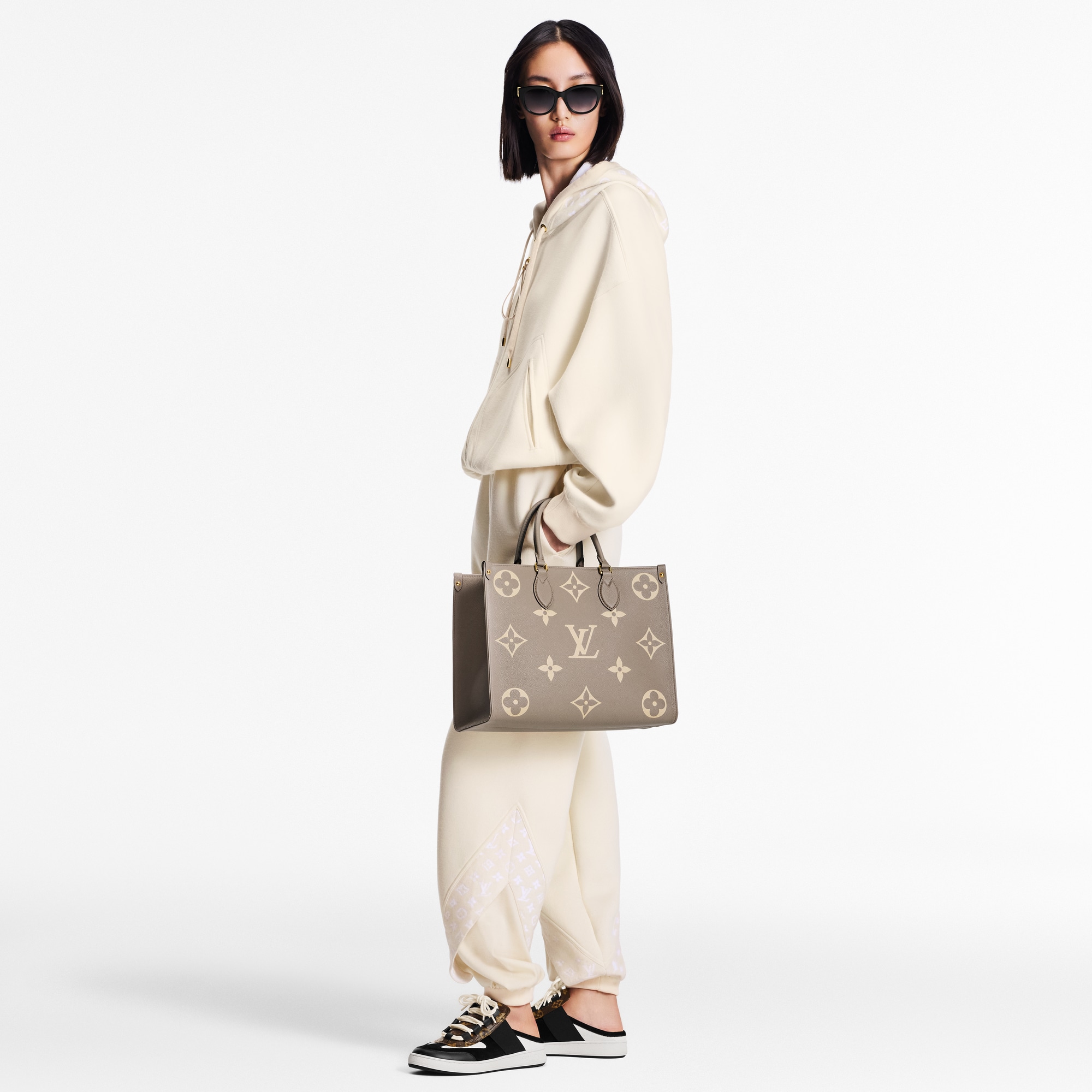 OnTheGo MM 雙色 Monogram Empreinte 皮革 in 女士