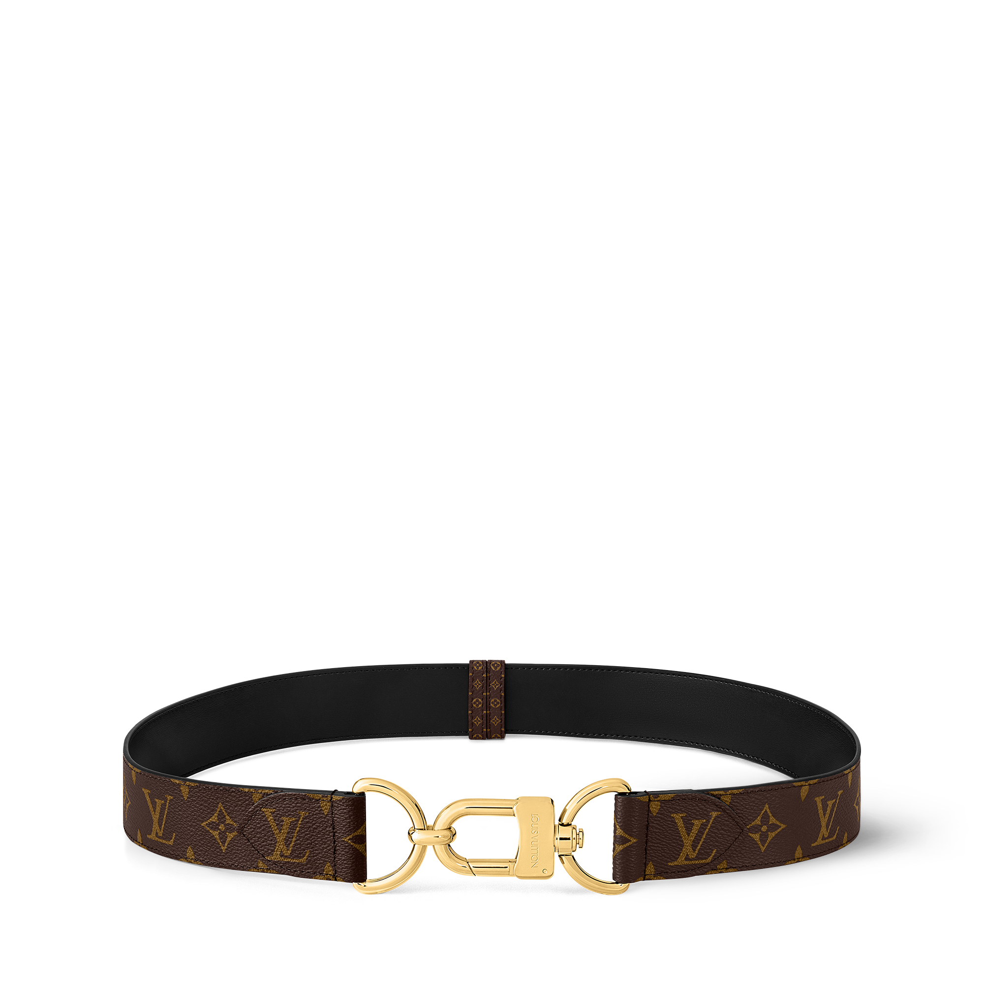 Oversized Hook 40mm Reversible Belt Monogram Canvas in Women