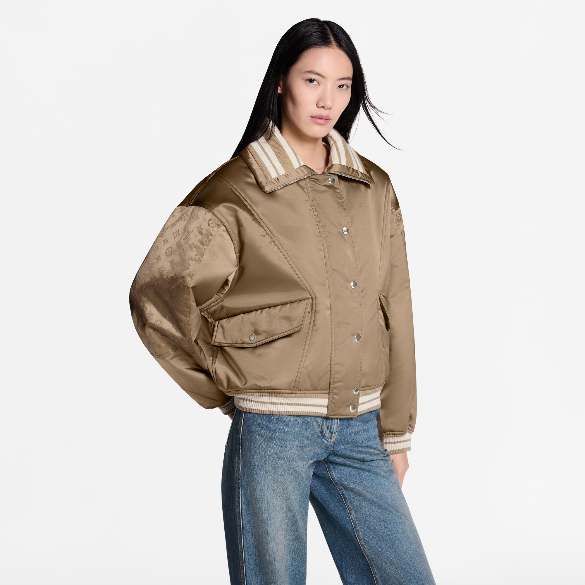 鋪棉飛行員外套  in 女士