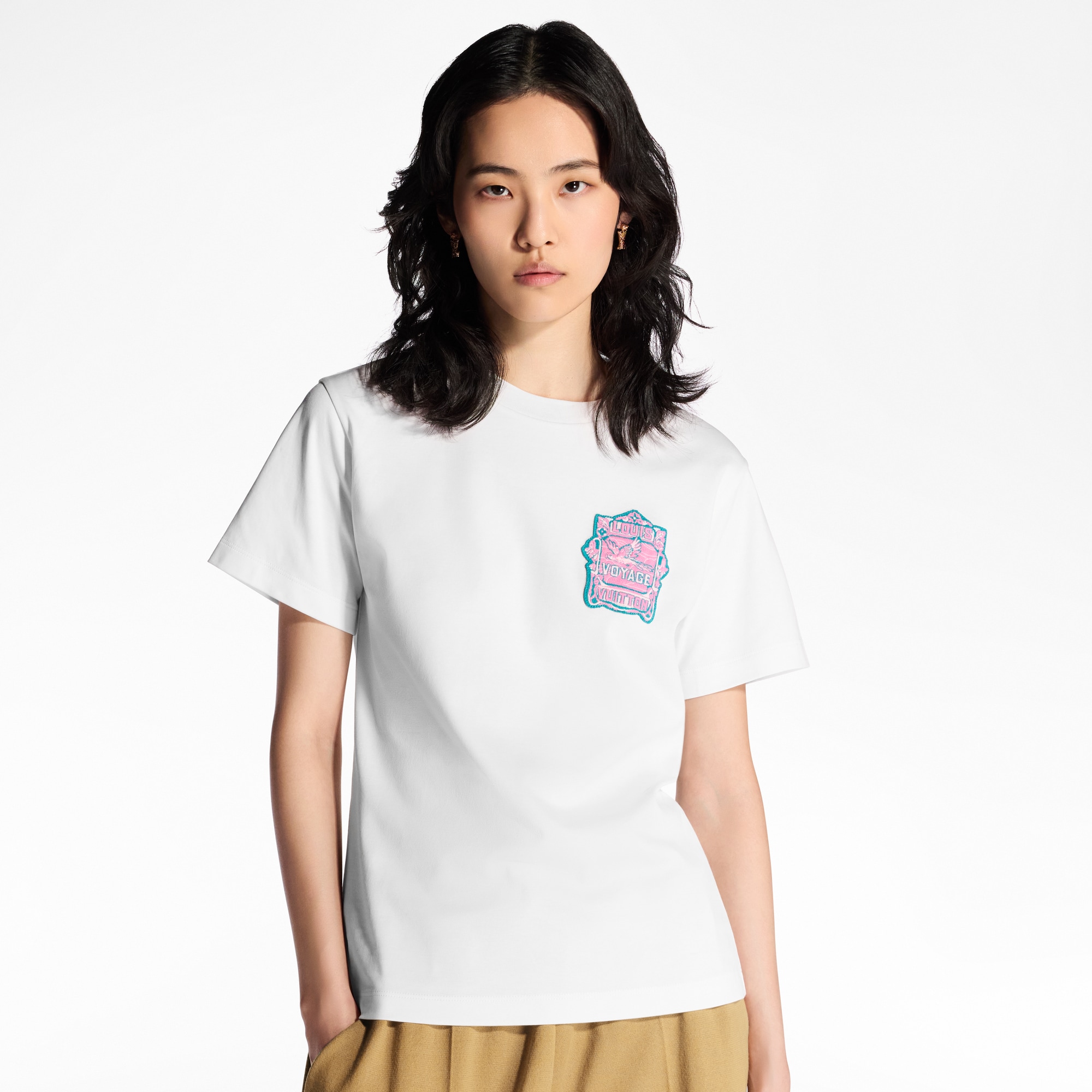 Parrot Patch T-Shirt  in Women