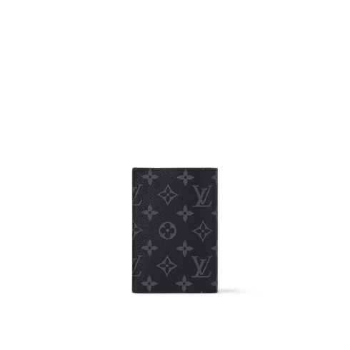 Passport Cover Monogram Eclipse Canvas in Men's Travel Travel Accessories collections by Louis Vuitton (Product zoom)