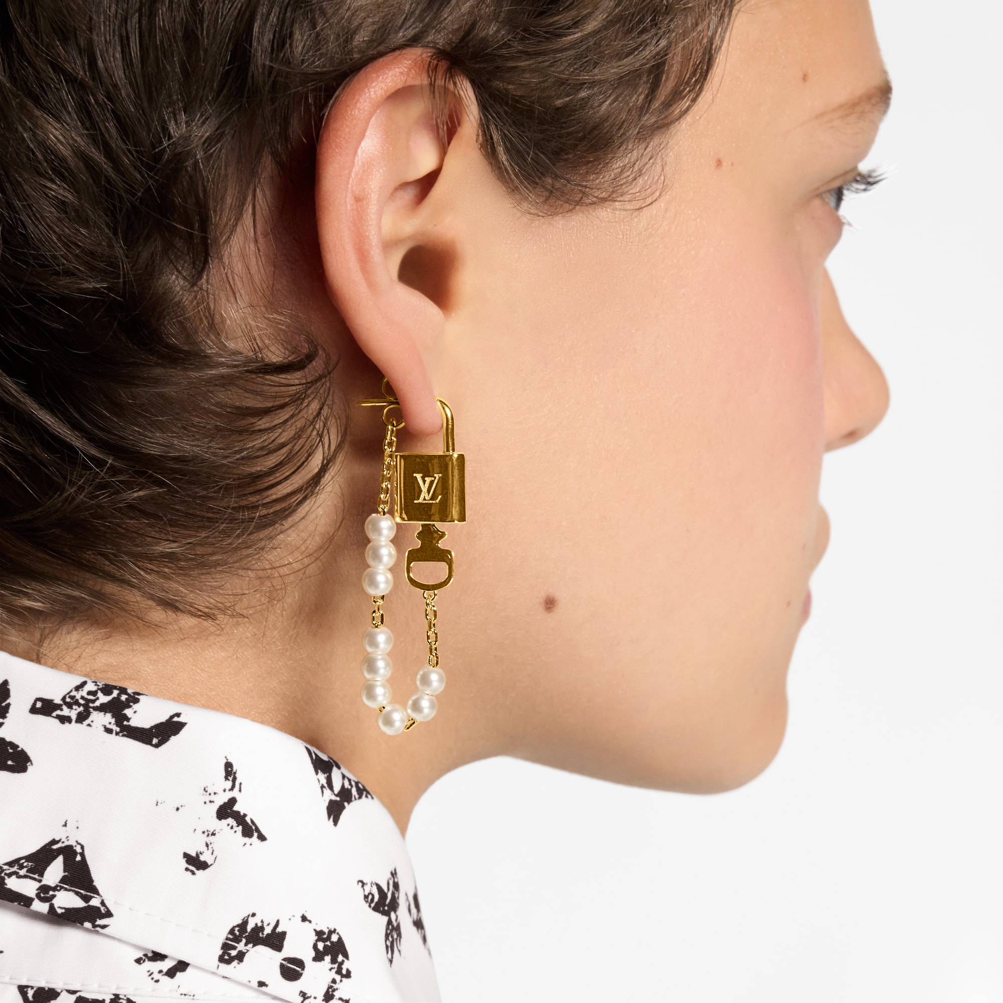 Pearlock Earrings . in Women
