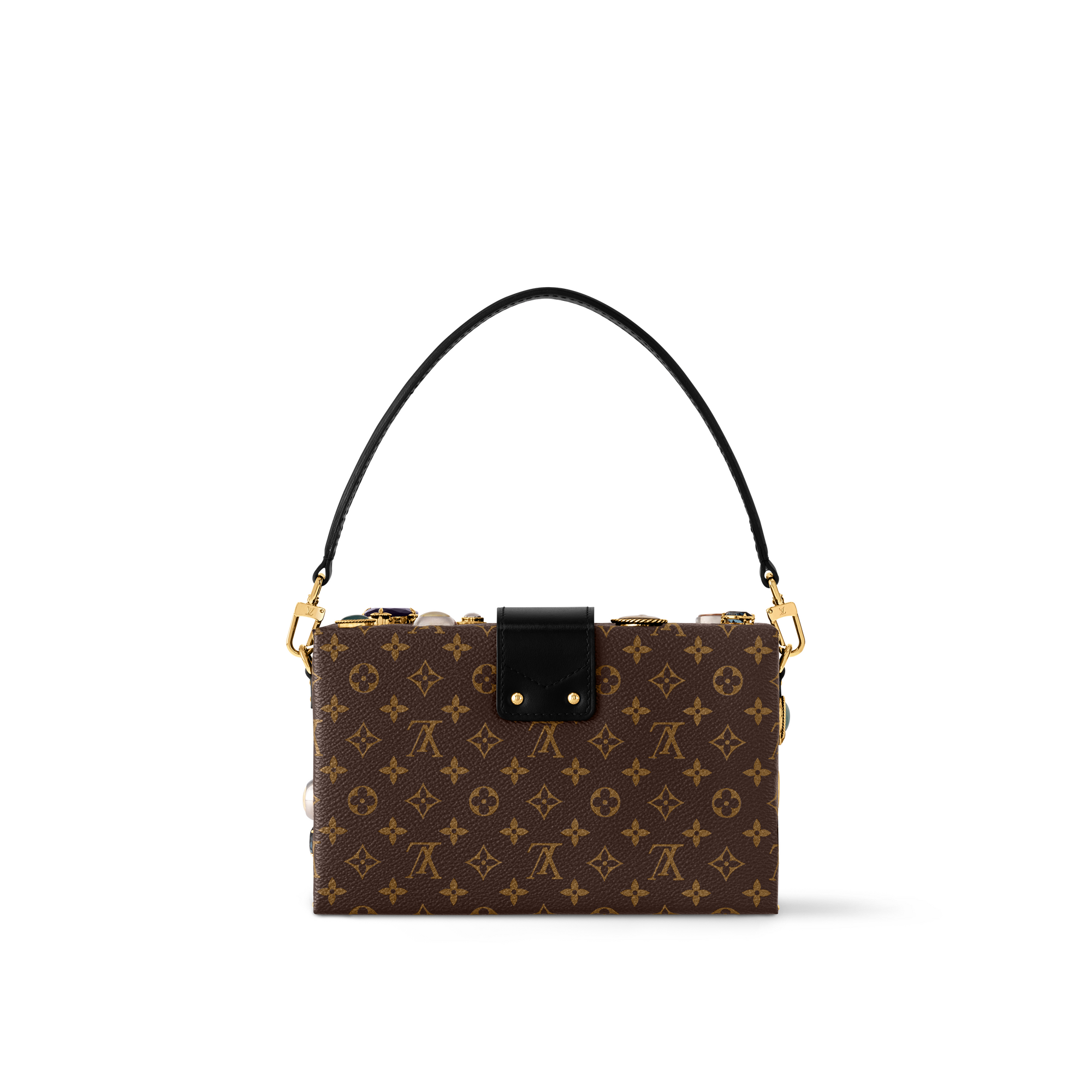 Petite Malle Celebration Heirloom Monogram 帆布 in 時尚手袋及小型皮具