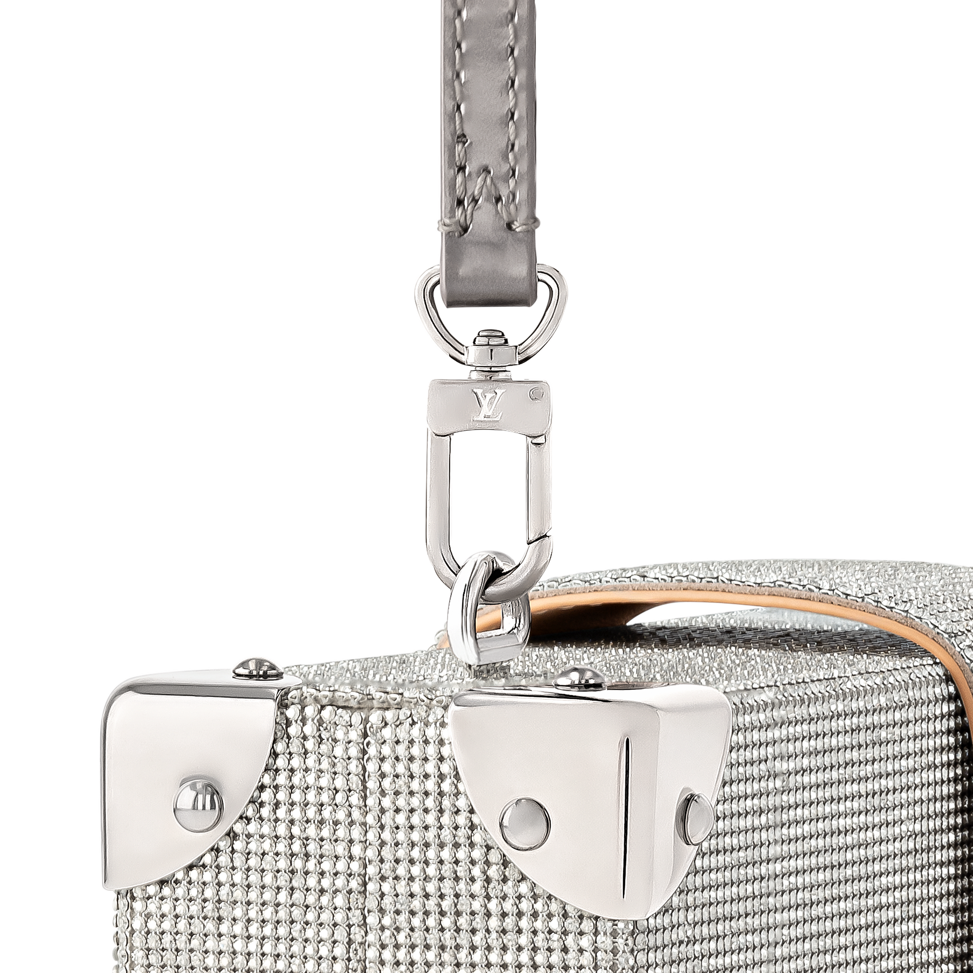 Petite Malle Celebration LV Sparkle 時尚皮革 in 時尚手袋及小型皮具