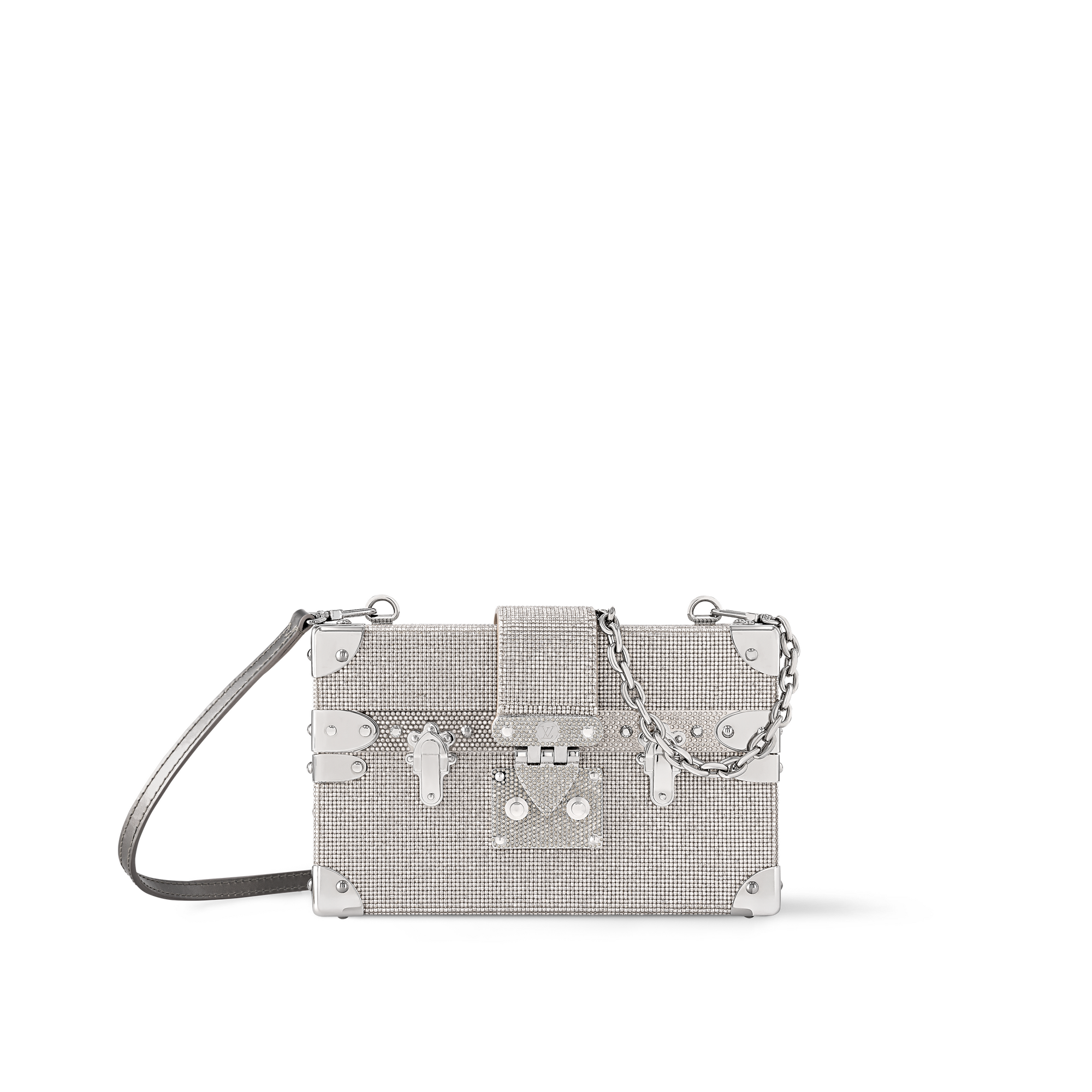 Petite Malle Celebration LV Sparkle 時尚皮革 in 時尚手袋及小型皮具