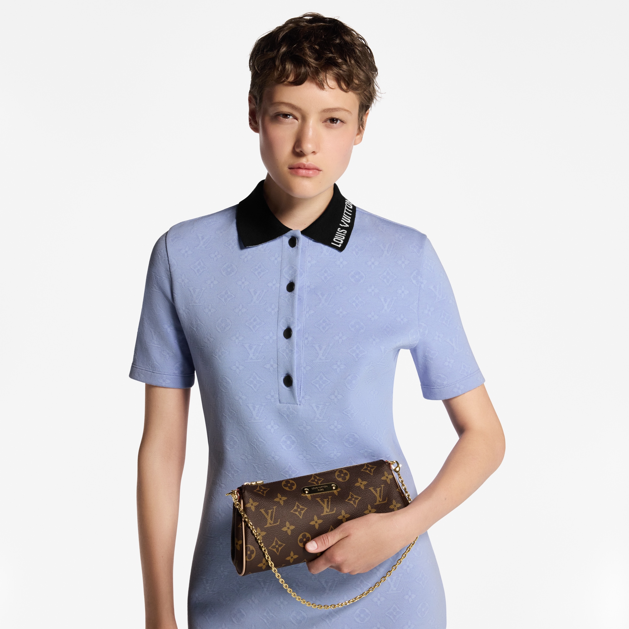 Pochette Eva Monogram 帆布 in 女士