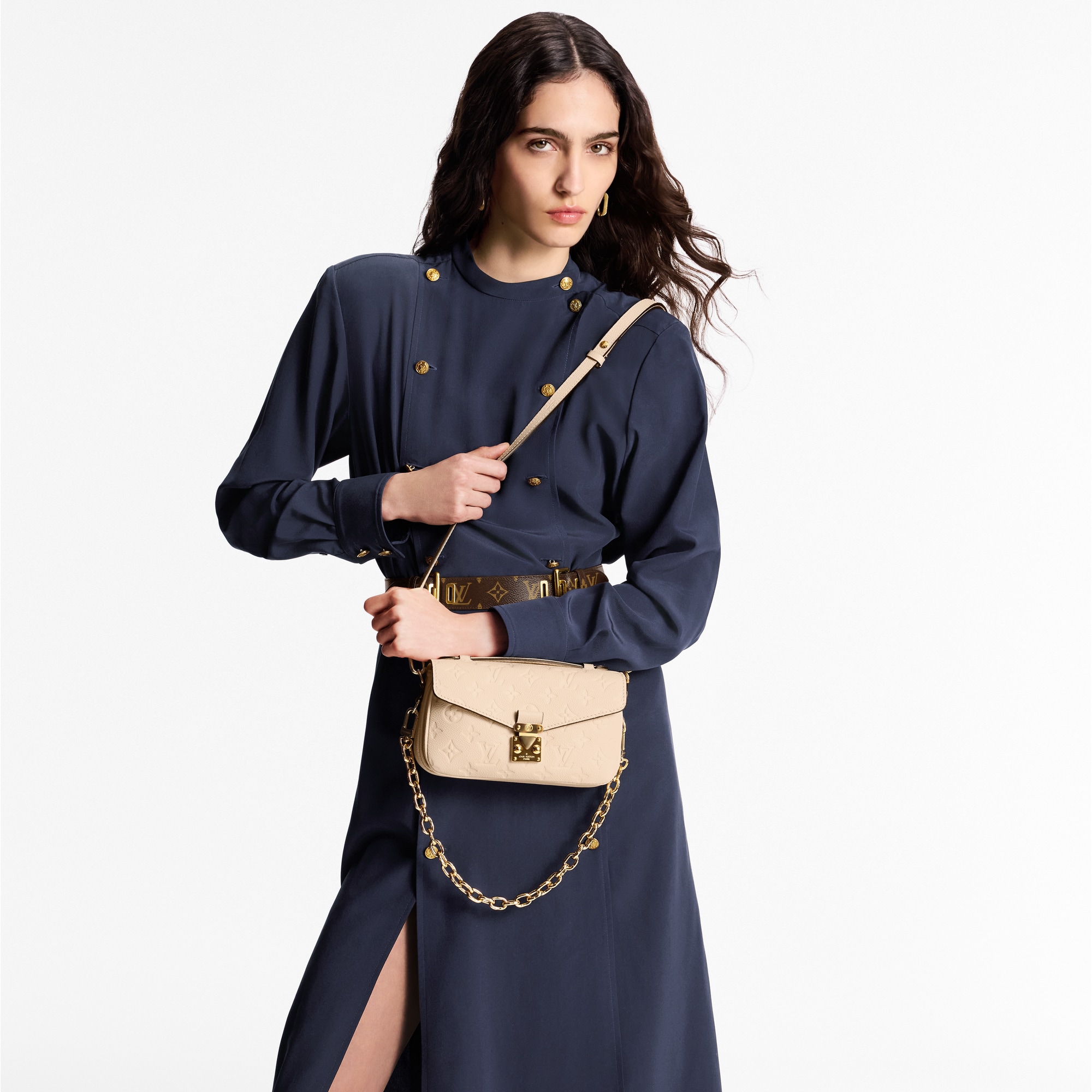 Pochette Métis East West Monogram Empreinte 皮革 in 女士