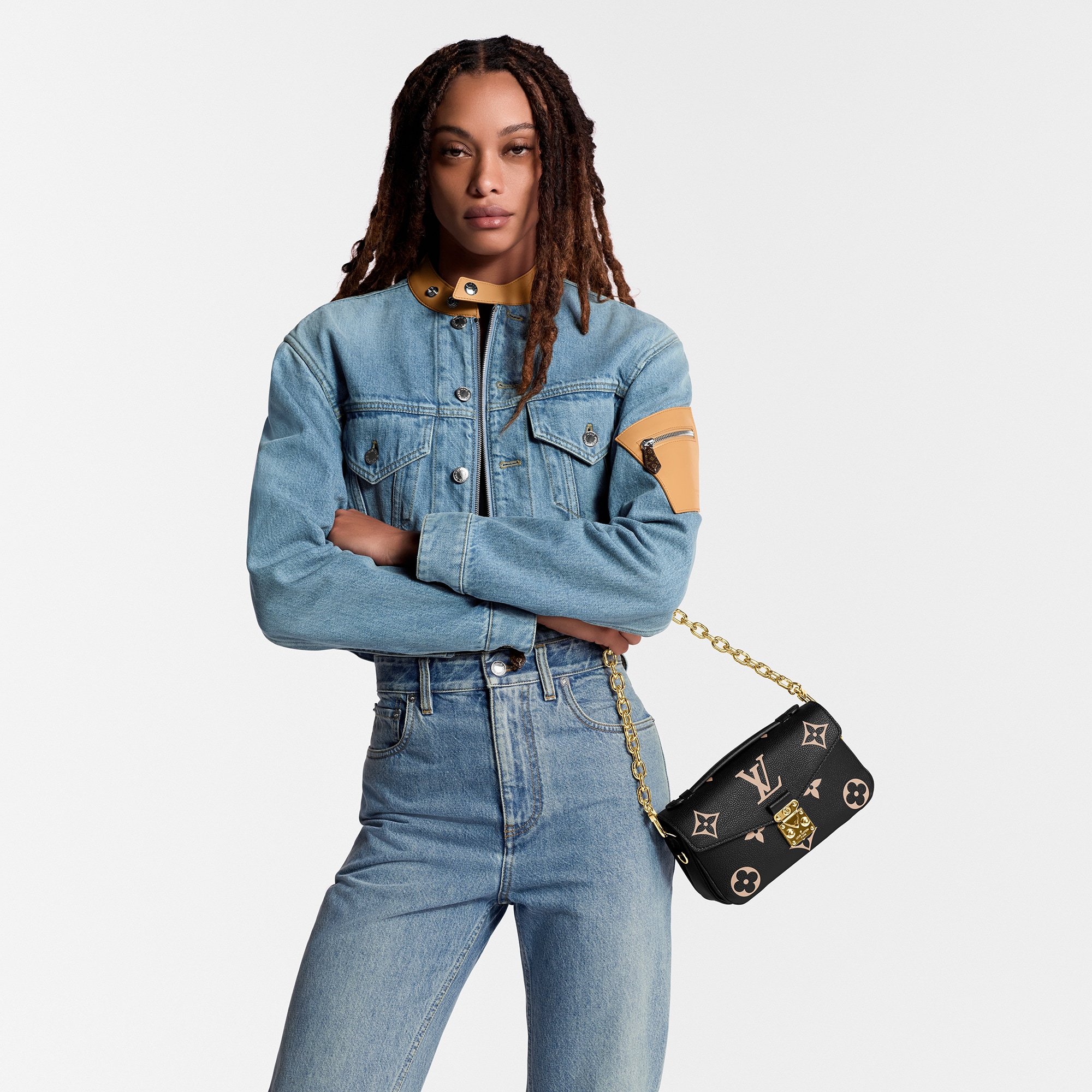 Pochette Métis East West Monogram Empreinte 皮革 in 女士