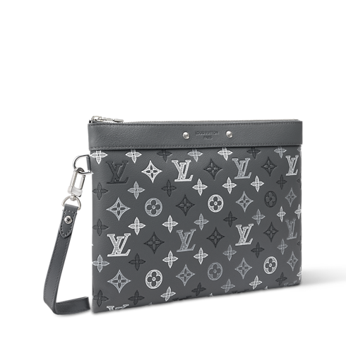 Pochette To-Go Monogram Shadow in Men's Wallets and Small Leather Goods Wallets and Small Leather Goods for Men collections by Louis Vuitton (Product zoom)