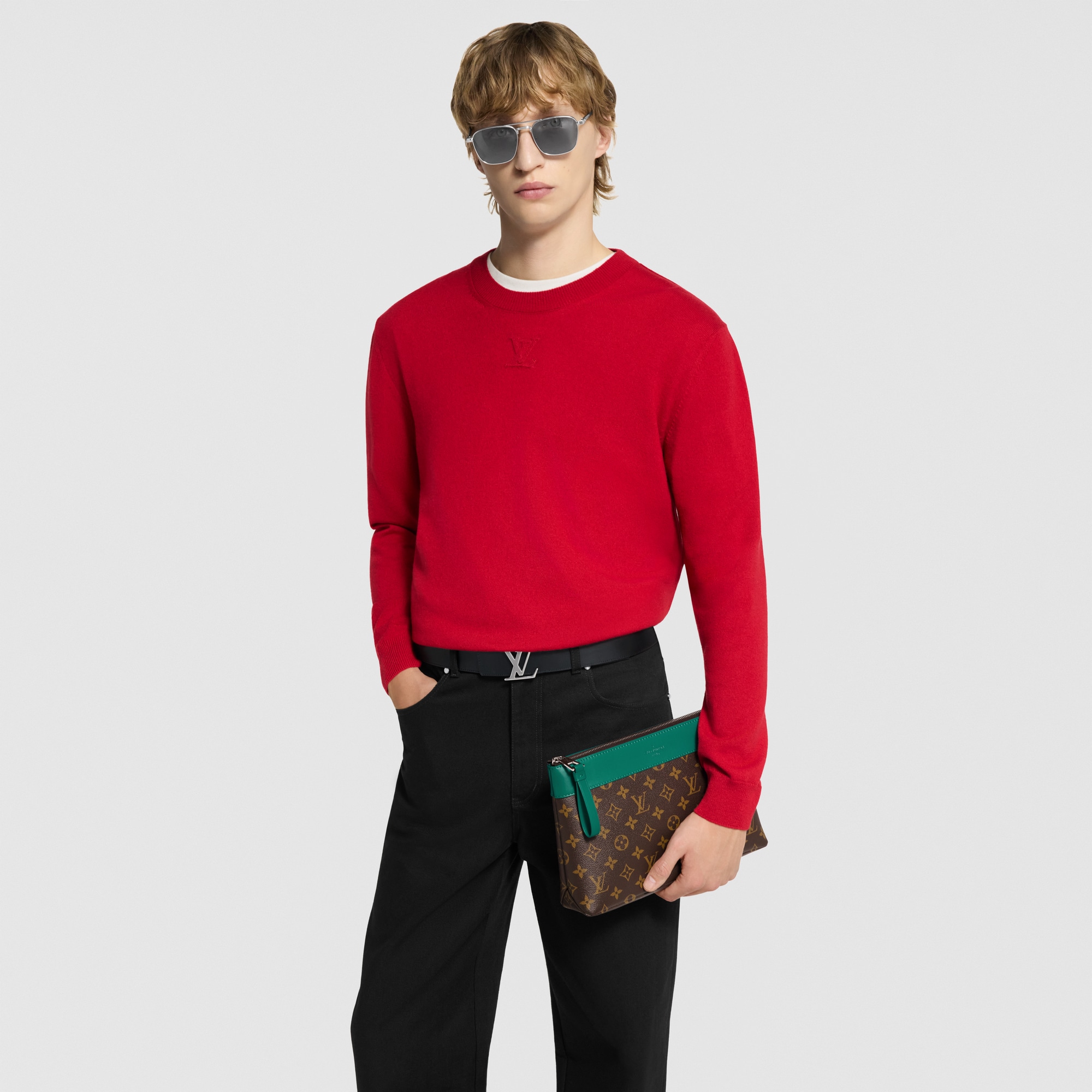 Pochette Voyage Souple Monogram Macassar in 精選禮品