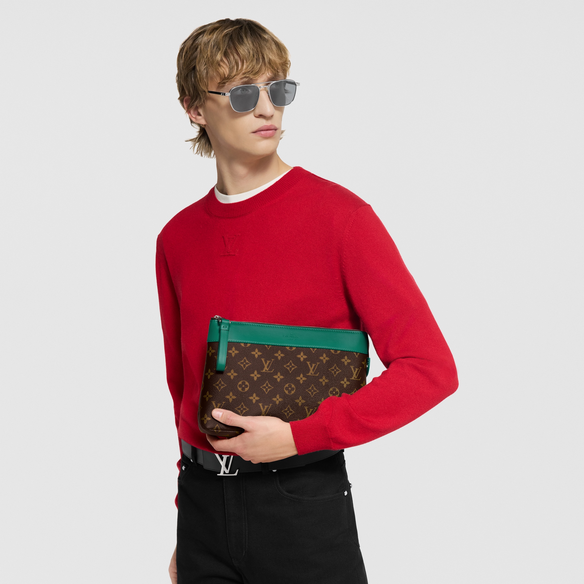 Pochette Voyage Souple Monogram Macassar in 精選禮品