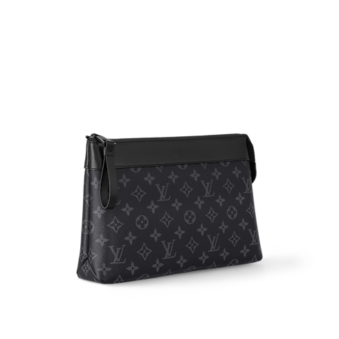 Pochette Voyage Souple Monogram Eclipse Canvas in New's For Men New Formal collections by Louis Vuitton (Product zoom)