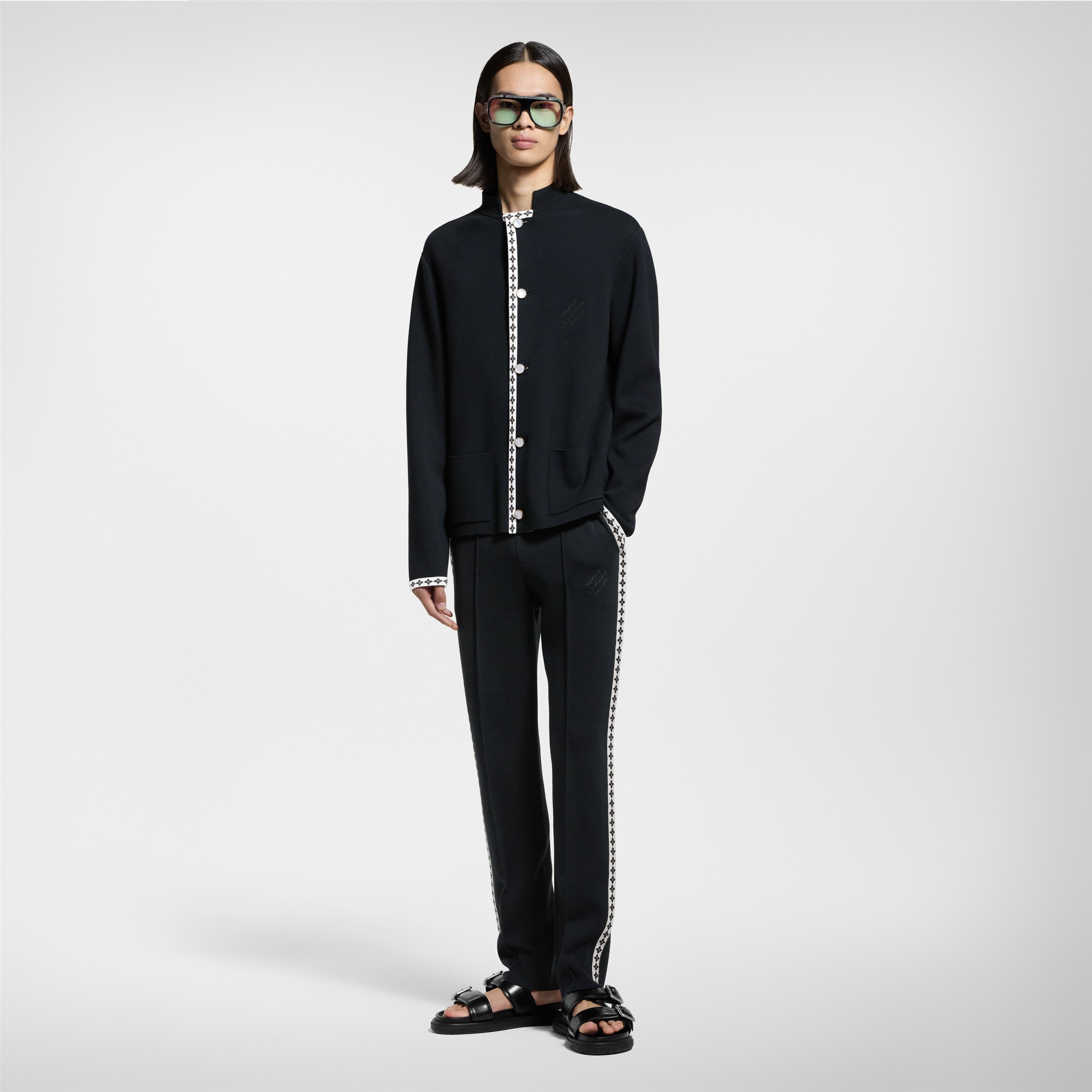 學院風針織羊毛西裝外套  in 男士