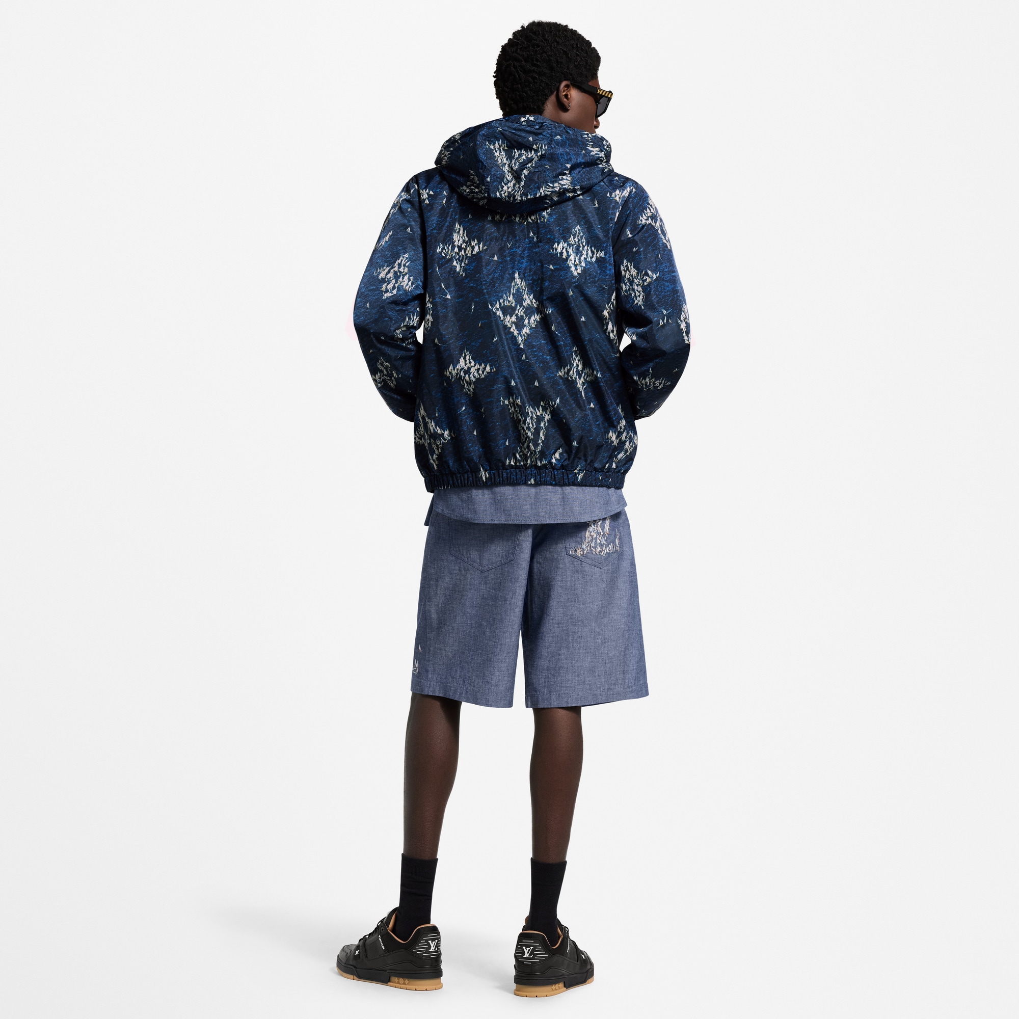 Printed Monogram Windbreaker  in Men