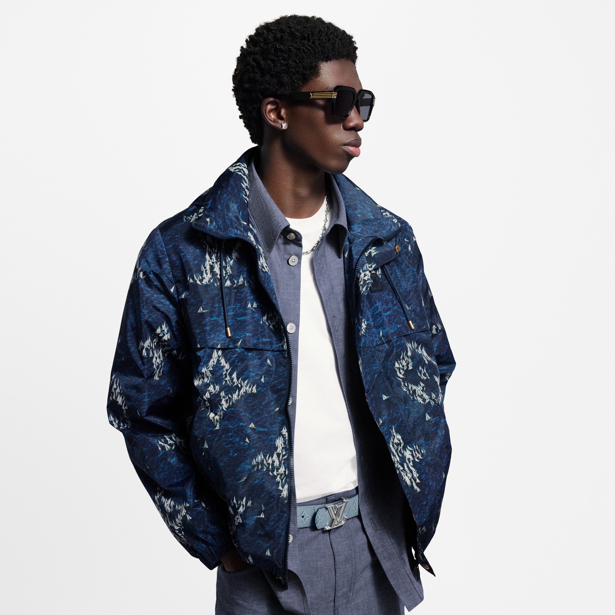 Printed Monogram Windbreaker  in Men
