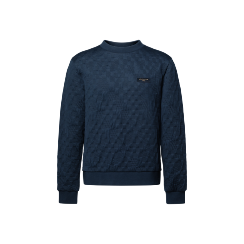 Quilted Damier Sweatshirt in Men's Ready to Wear Knitwear and Sweatshirts collections by Louis Vuitton (Product zoom)