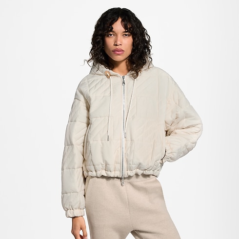 Quilted Damier Zip-Up Jacket in Women's Ready to Wear Coats and Jackets collections by Louis Vuitton (Product zoom)