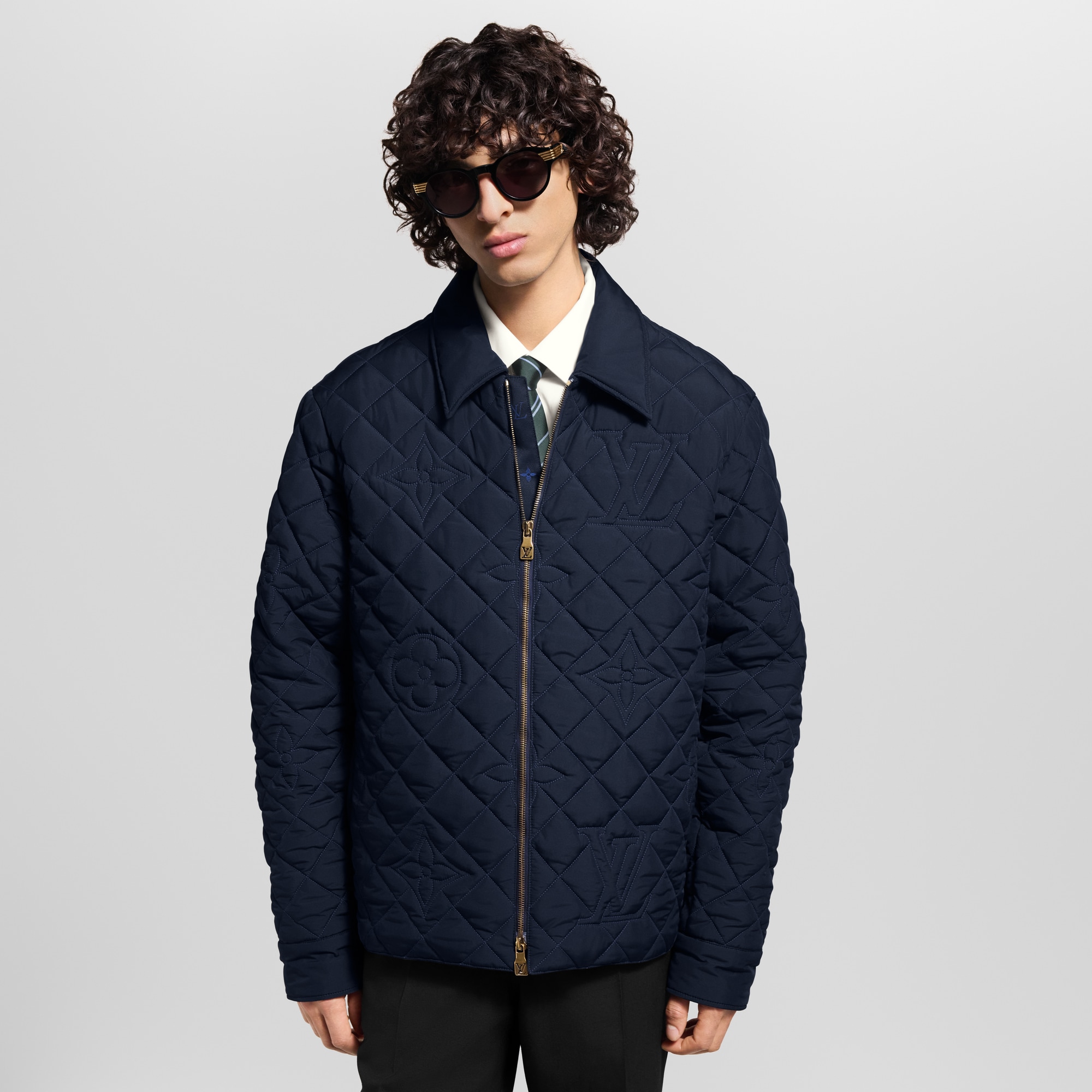 Quilted Monogram Overshirt  in Men