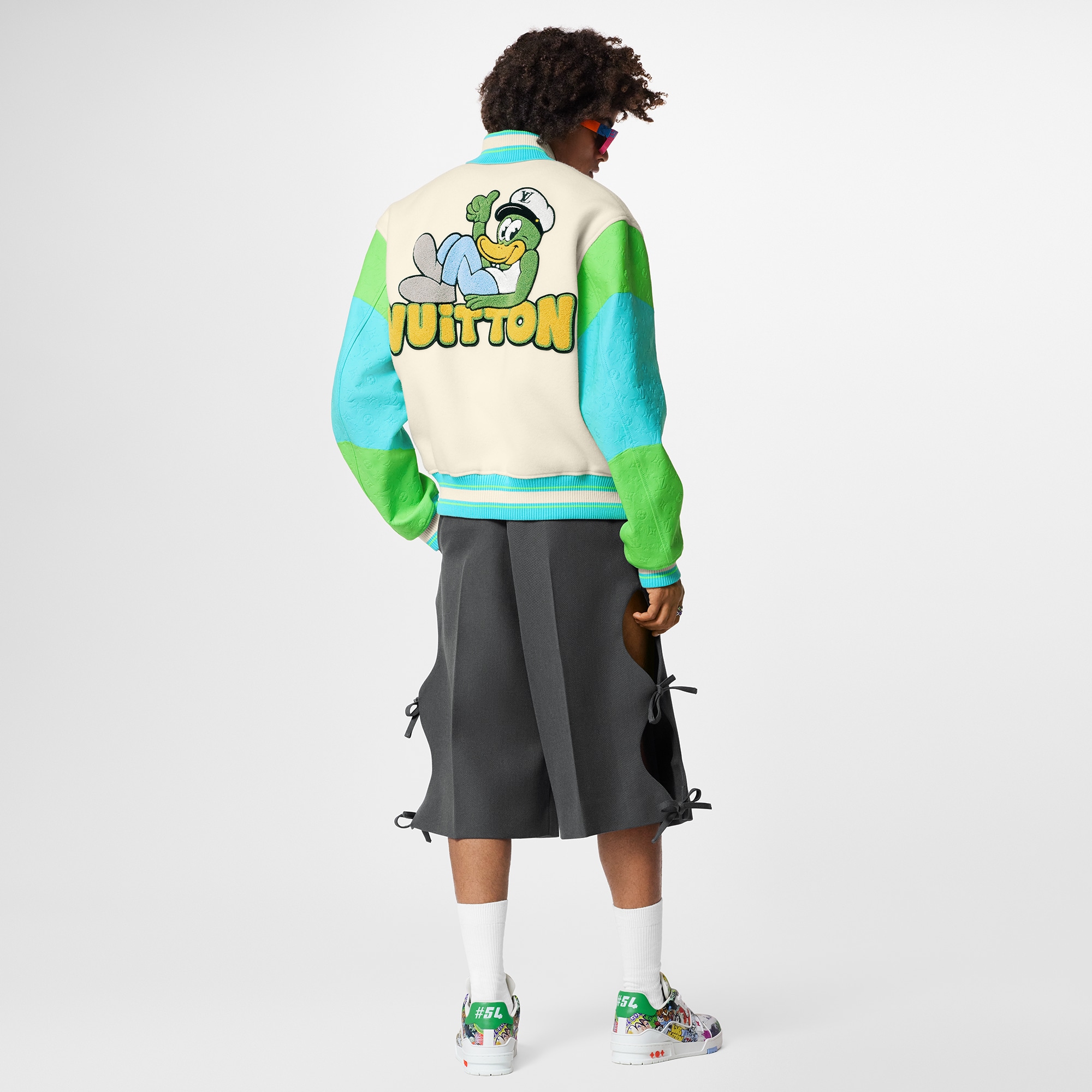 Rainbow Playground Varsity Blouson  in Men