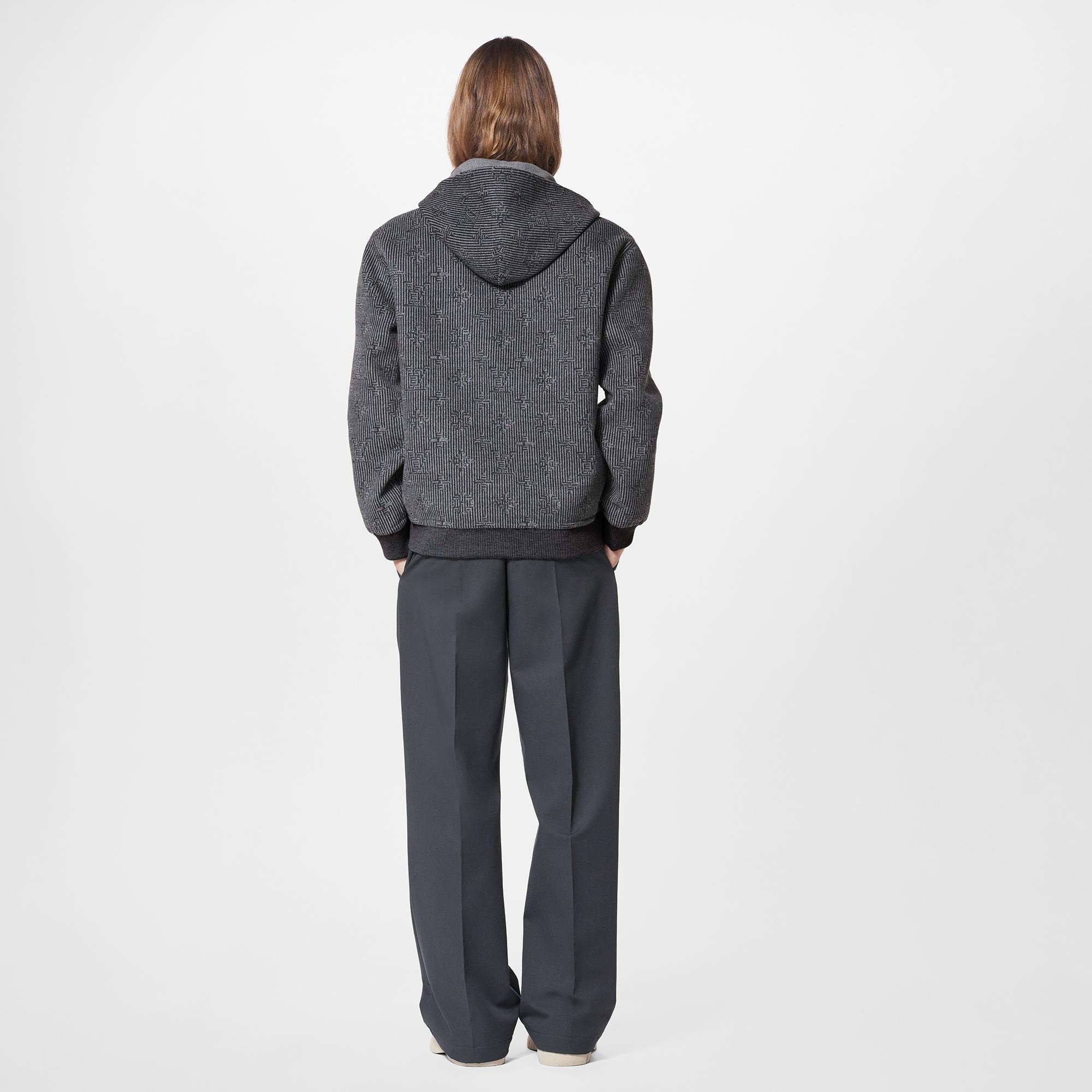 Reversible Double Face Hooded Blouson  in Men