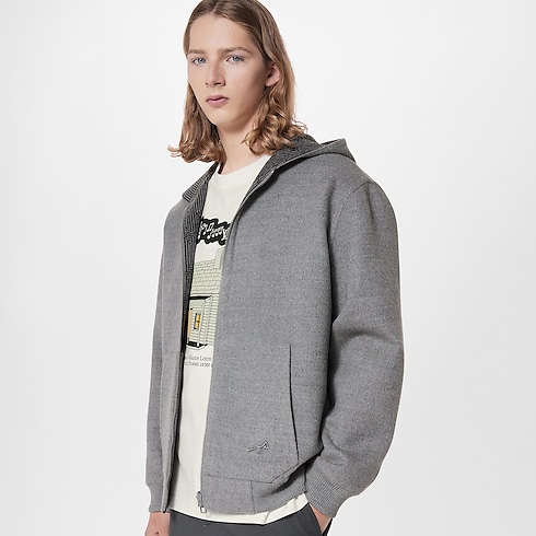 Reversible Double Face Hooded Blouson in Men's Ready to Wear Outerwear and Coats collections by Louis Vuitton (Product zoom)