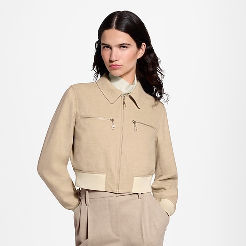 Reversible Flannel Bomber Jacket in Women's Ready to Wear Coats and Jackets collections by Louis Vuitton (Product zoom)