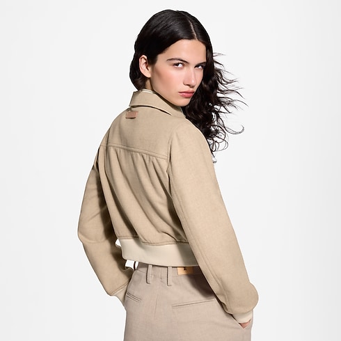 Reversible Flannel Bomber Jacket in Women's Ready to Wear Coats and Jackets collections by Louis Vuitton (Product zoom)