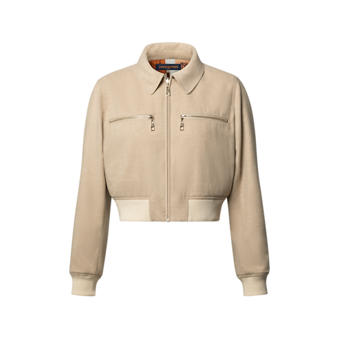 Reversible Flannel Bomber Jacket in Women's Ready to Wear Coats and Jackets collections by Louis Vuitton (Product zoom)