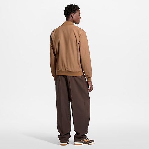 Reversible Monogram Fleece Bomber in Men's Ready to Wear All Ready to Wear collections by Louis Vuitton (Product zoom)