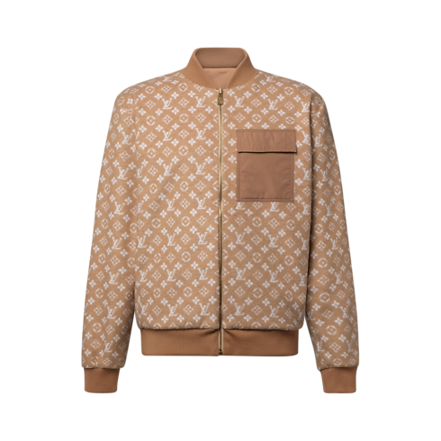 Reversible Monogram Fleece Bomber in Men's Ready to Wear All Ready to Wear collections by Louis Vuitton (Product zoom)