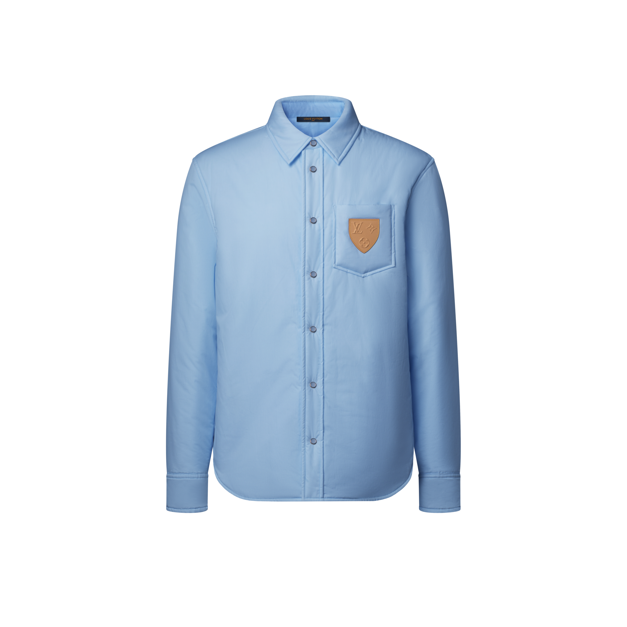 雙面鋪棉長袖襯衫外套  in 男士