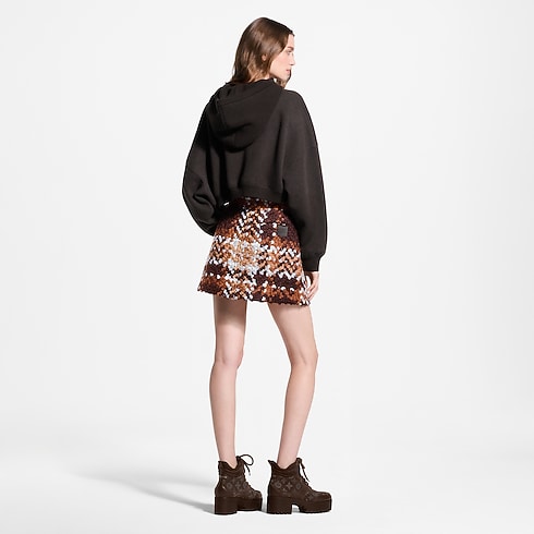 Ribbed Accent Hoodie in Women's Ready to Wear T-shirts and Sweatshirts collections by Louis Vuitton (Product zoom)