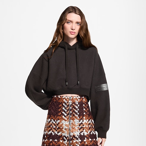 Ribbed Accent Hoodie in Women's Ready to Wear T-shirts and Sweatshirts collections by Louis Vuitton (Product zoom)