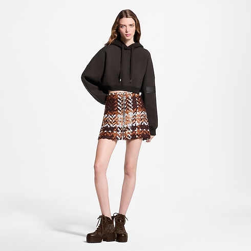 Ribbed Accent Hoodie in Women's Ready to Wear T-shirts and Sweatshirts collections by Louis Vuitton (Product zoom)