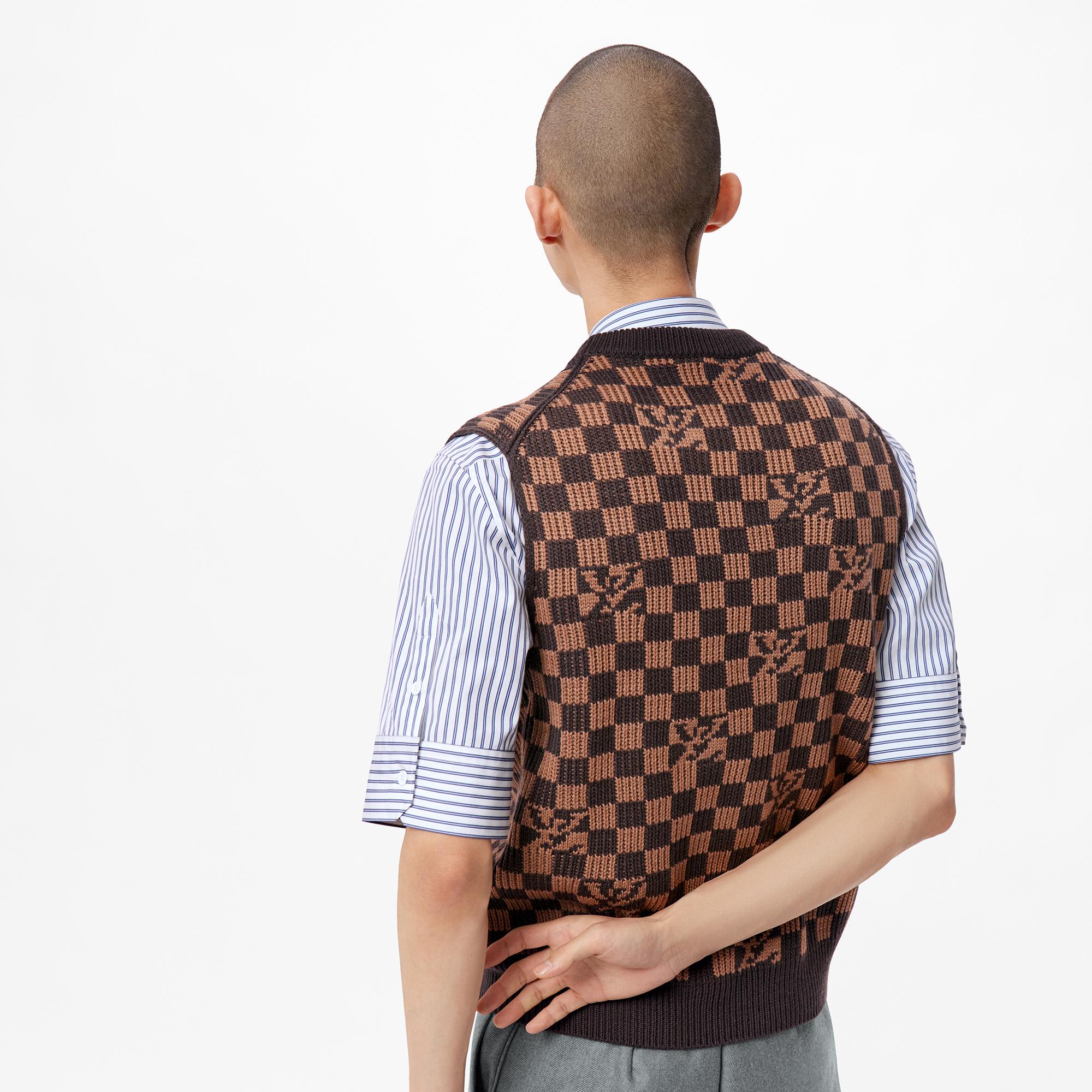 Ribbed Damier Vest - Ready to Wear 