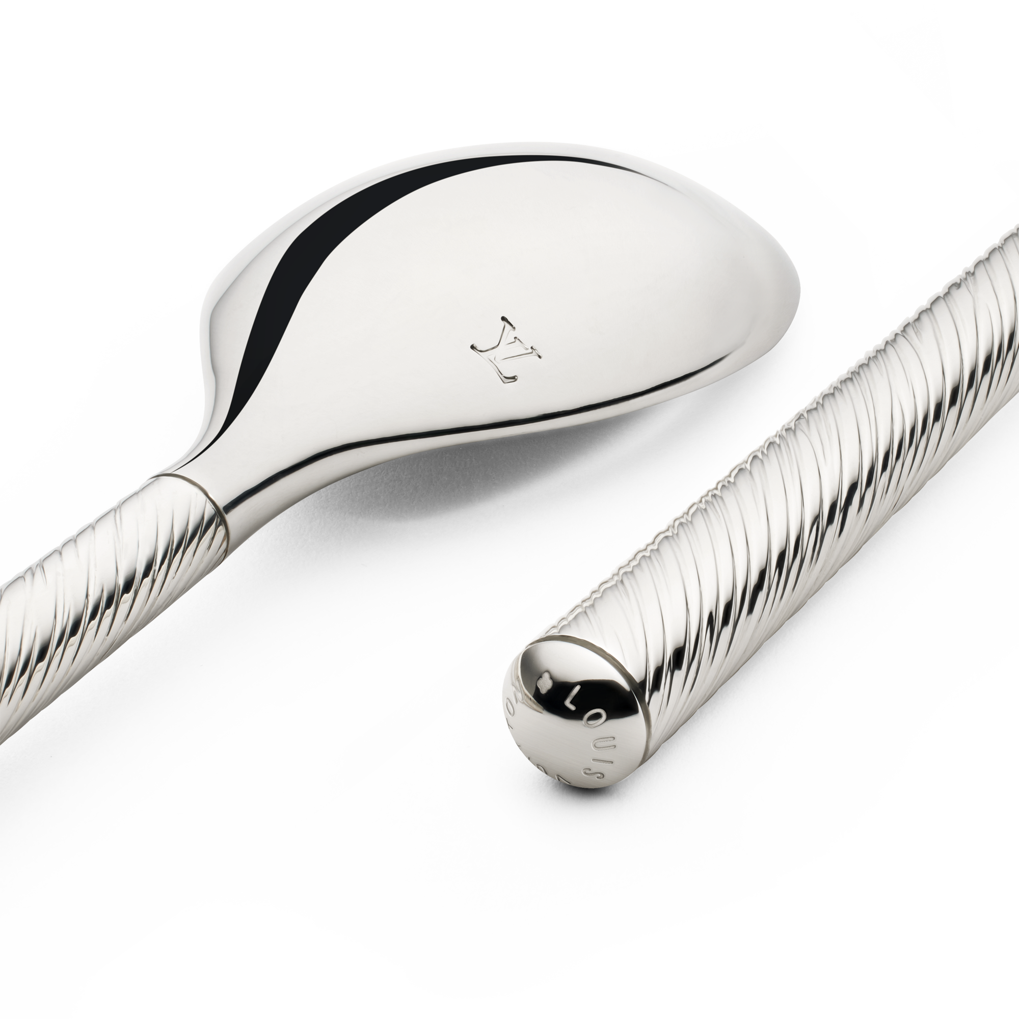 Rivet Epi Set Of 6 Coffee Spoon Epi Leather in Trunks, Travel and Home