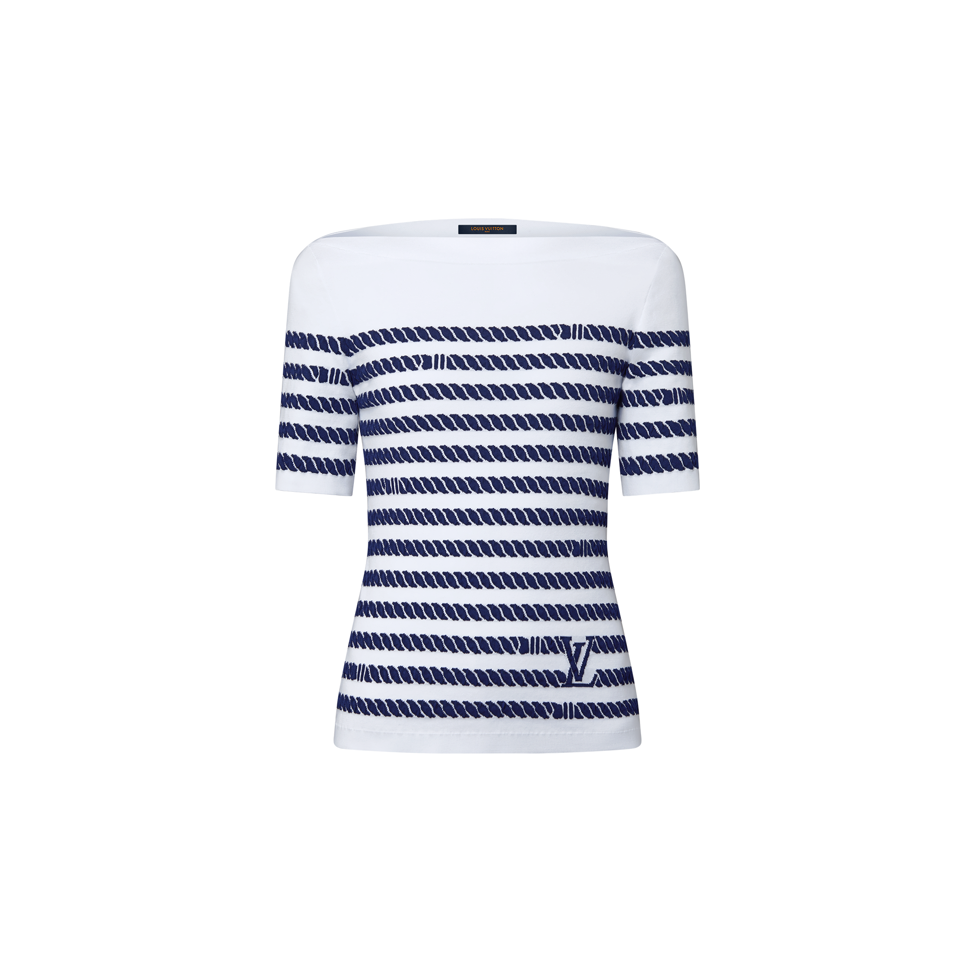 Rope Stripes Knit Top  in Women